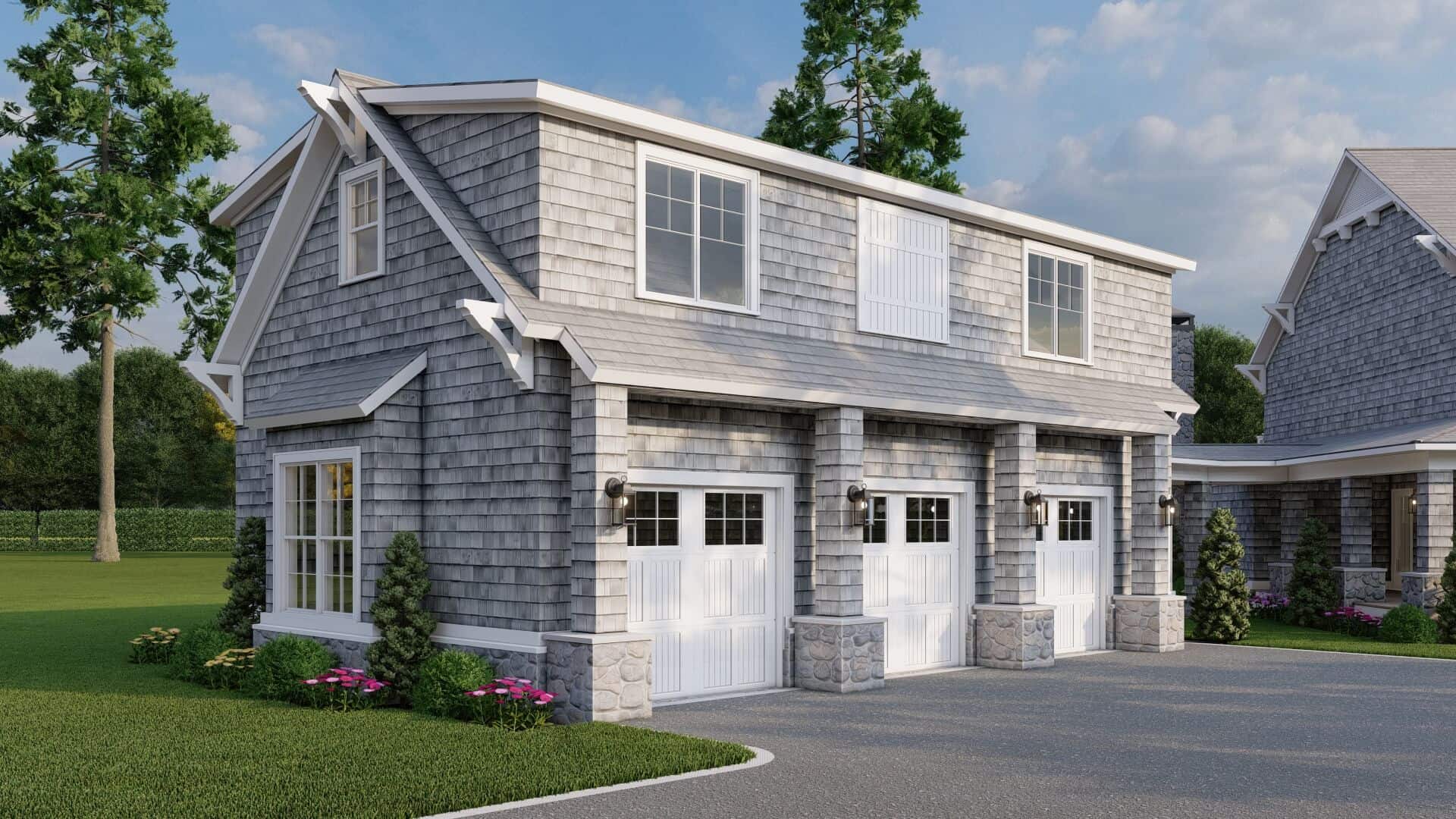 Garage of this 6-Bedroom,5679 Sq Ft Plan -193-1363