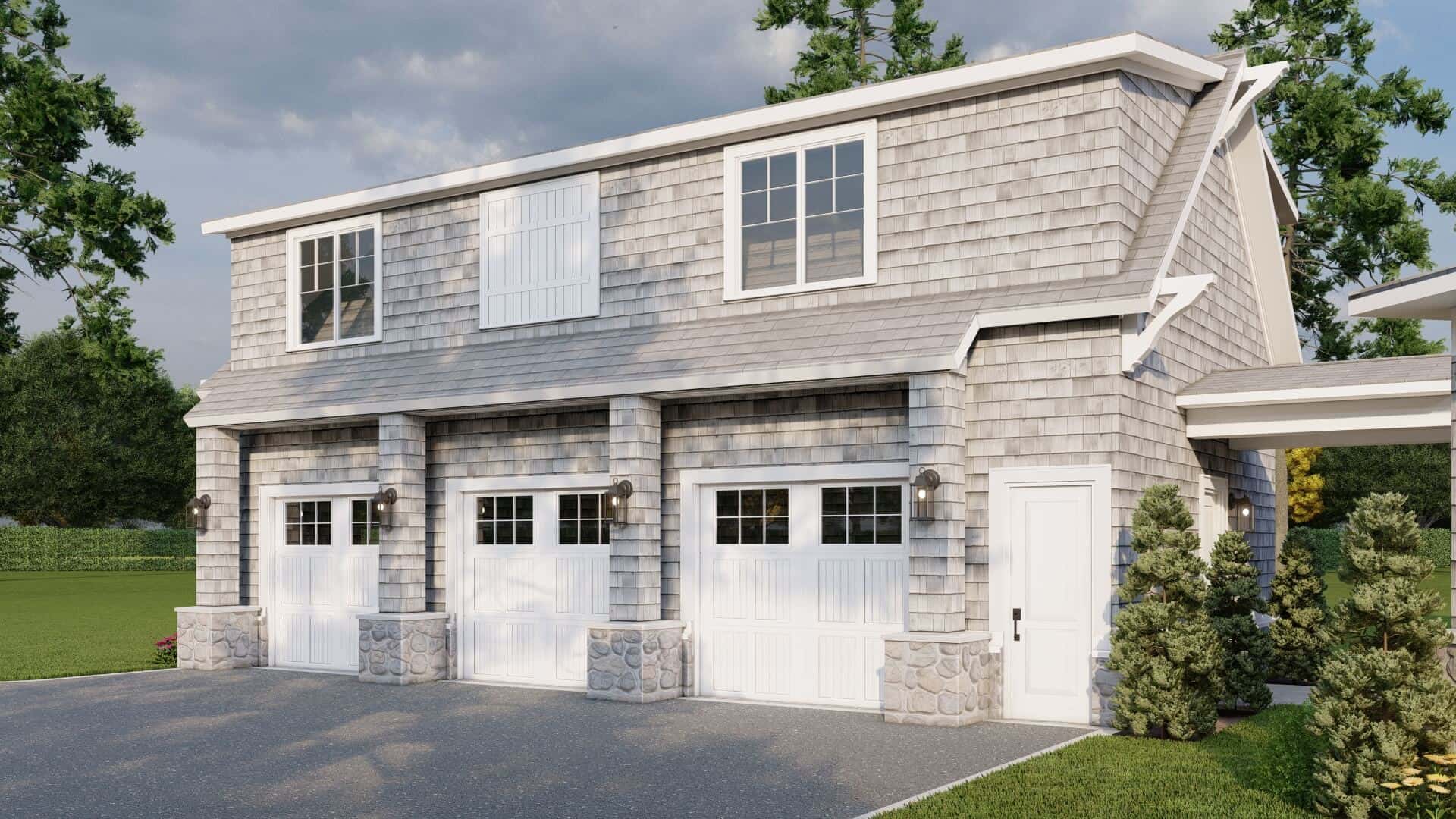 Garage of this 6-Bedroom,5679 Sq Ft Plan -193-1363