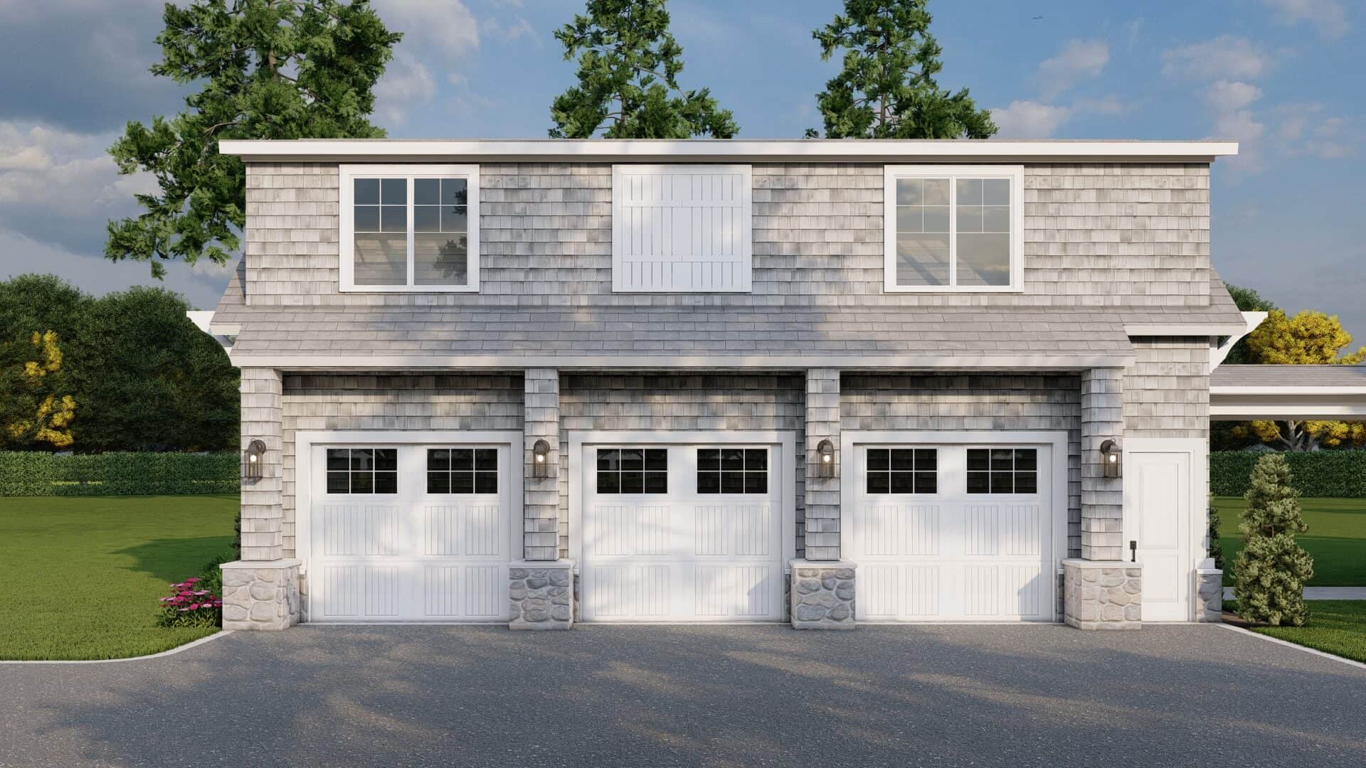 Garage of this 6-Bedroom,5679 Sq Ft Plan -193-1363