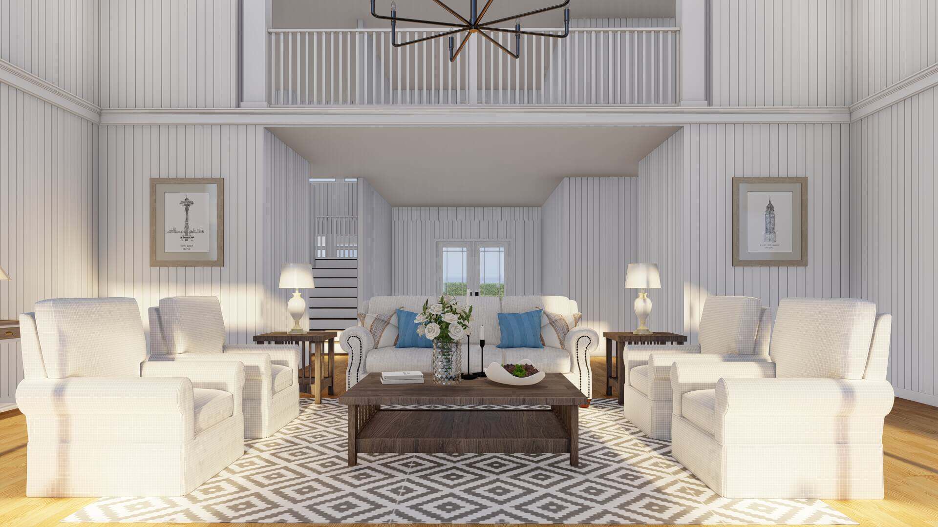 Great Room of this 6-Bedroom,5679 Sq Ft Plan -193-1363