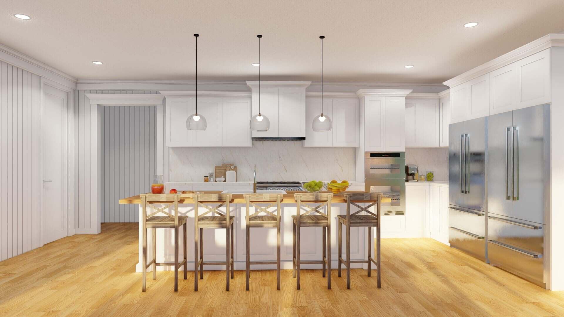 Kitchen: Kitchen Island of this 6-Bedroom,5679 Sq Ft Plan -193-1363