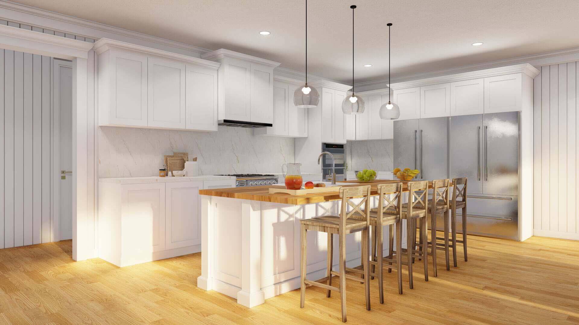 Kitchen: Kitchen Island of this 6-Bedroom,5679 Sq Ft Plan -193-1363
