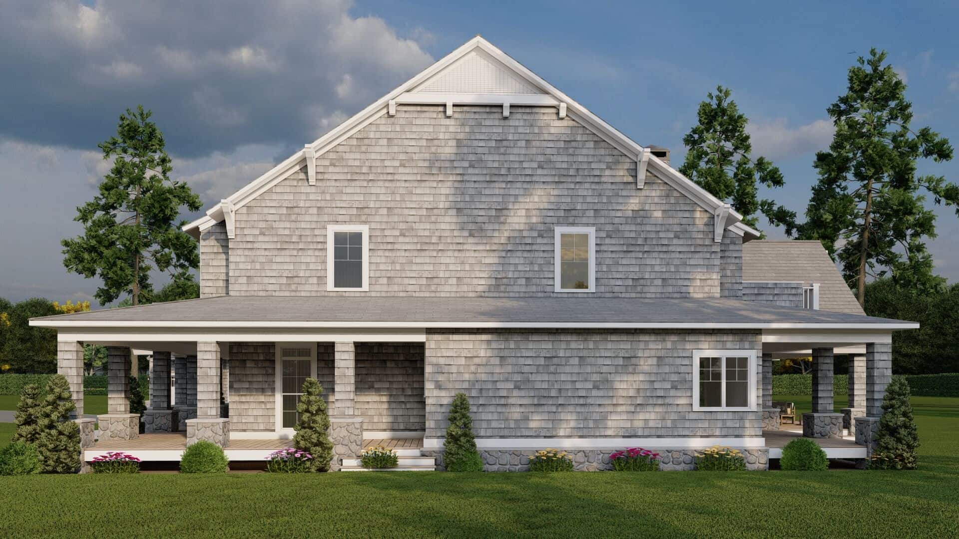 Right Side View of this 6-Bedroom,5679 Sq Ft Plan -193-1363