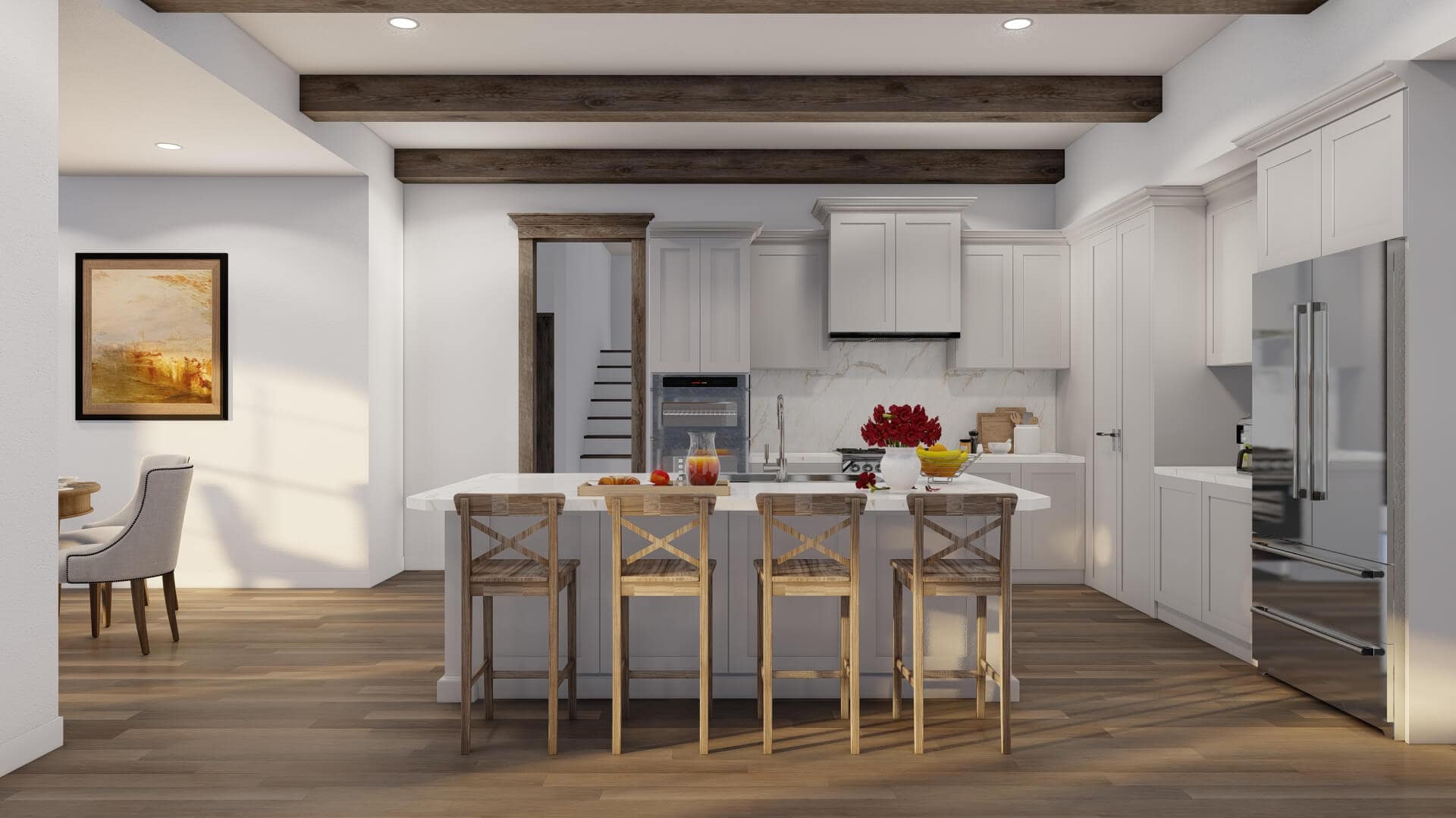 Kitchen: Kitchen Island of this 3-Bedroom,2330 Sq Ft Plan -193-1364