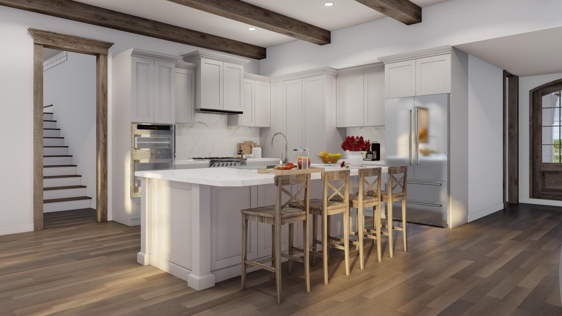 Kitchen: Kitchen Island of this 3-Bedroom,2330 Sq Ft Plan -193-1364