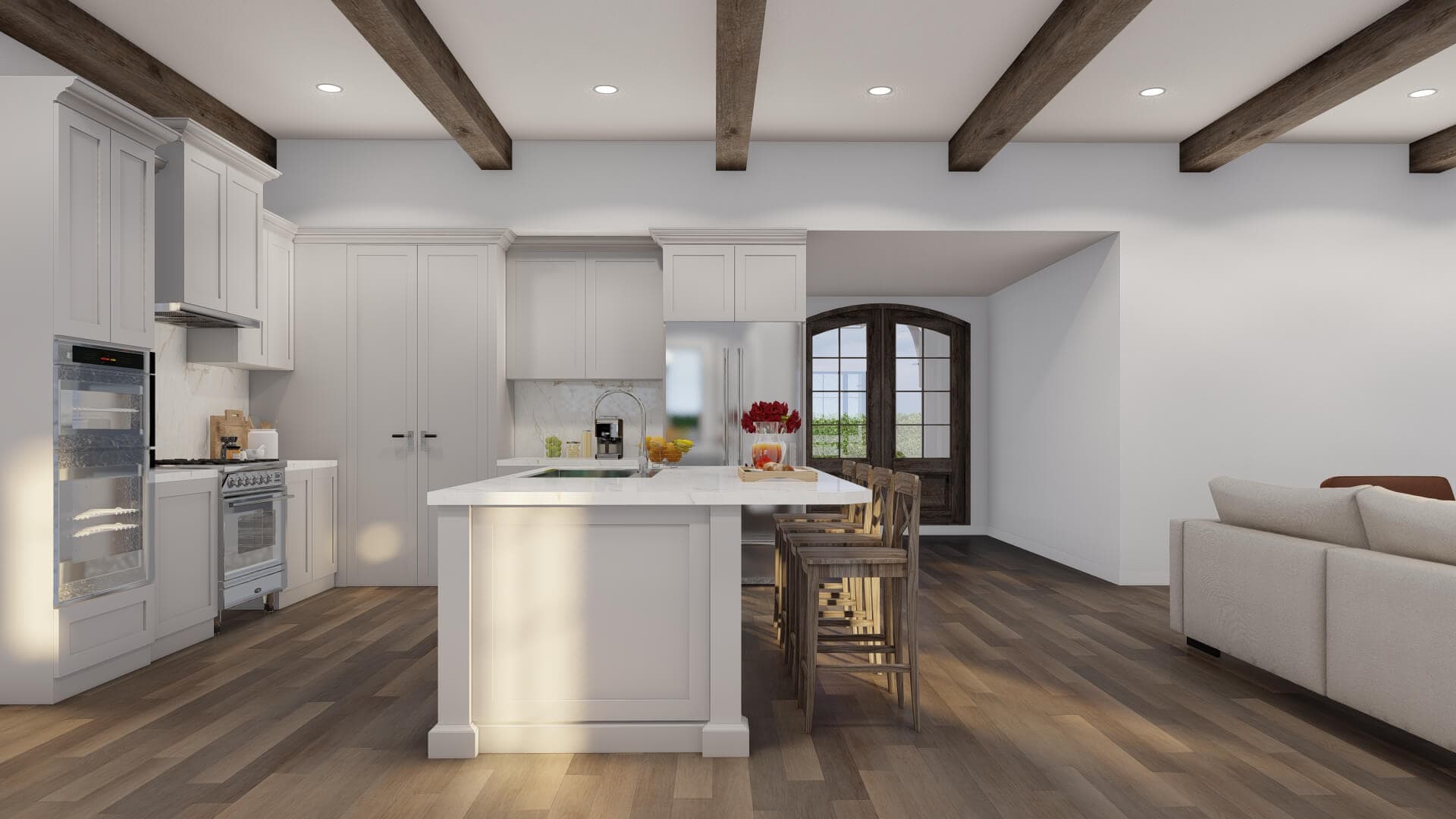 Kitchen: Kitchen Island of this 3-Bedroom,2330 Sq Ft Plan -193-1364