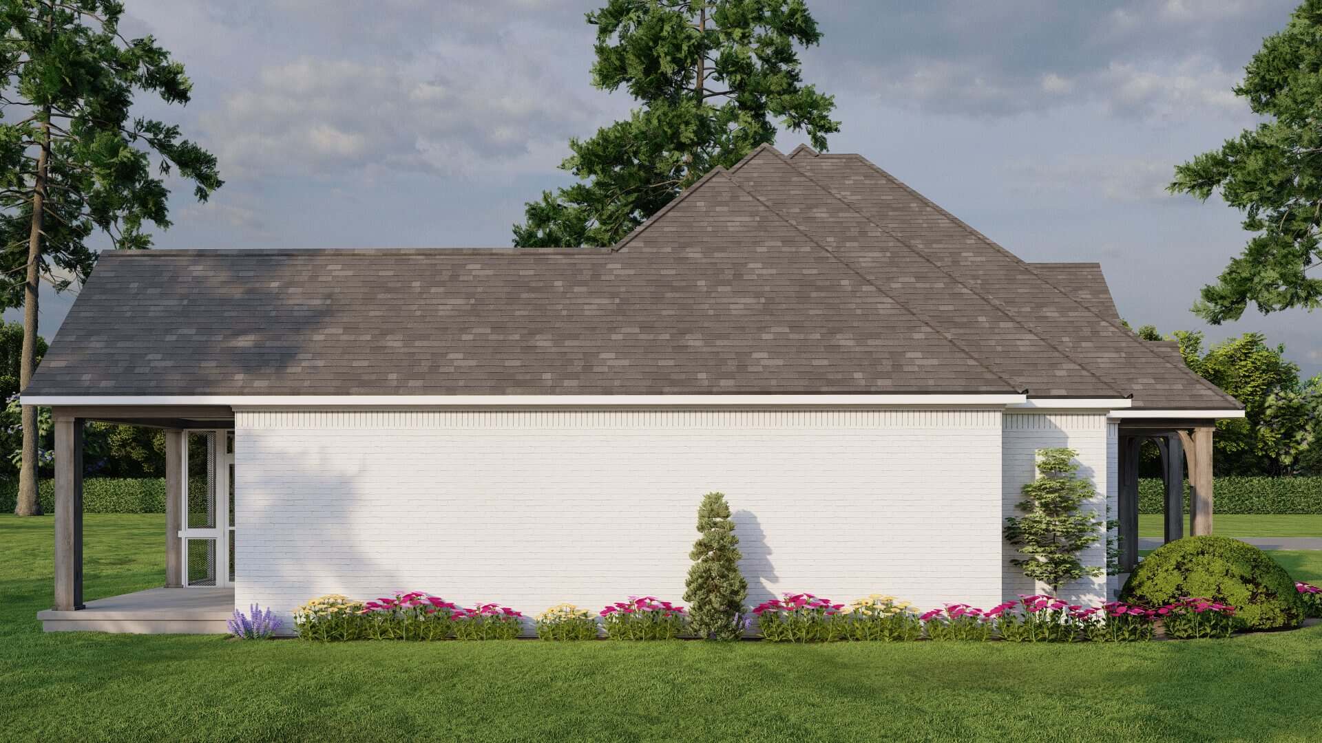 Left Side View of this 3-Bedroom,2330 Sq Ft Plan -193-1364