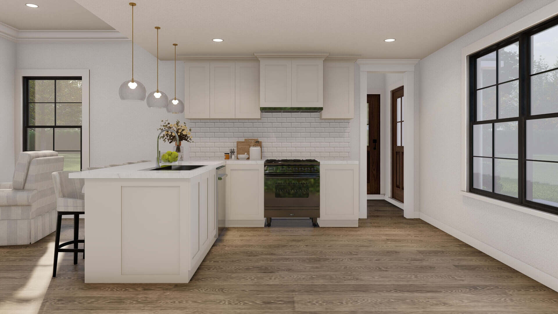 Kitchen of this 3-Bedroom,1363 Sq Ft Plan -193-1365