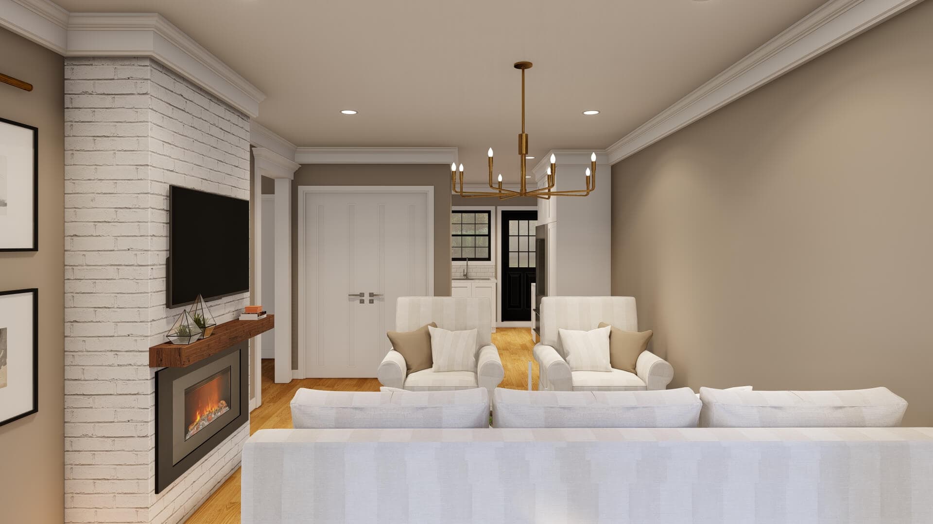 Great Room of this 8-Bedroom,2940 Sq Ft Plan -193-1366