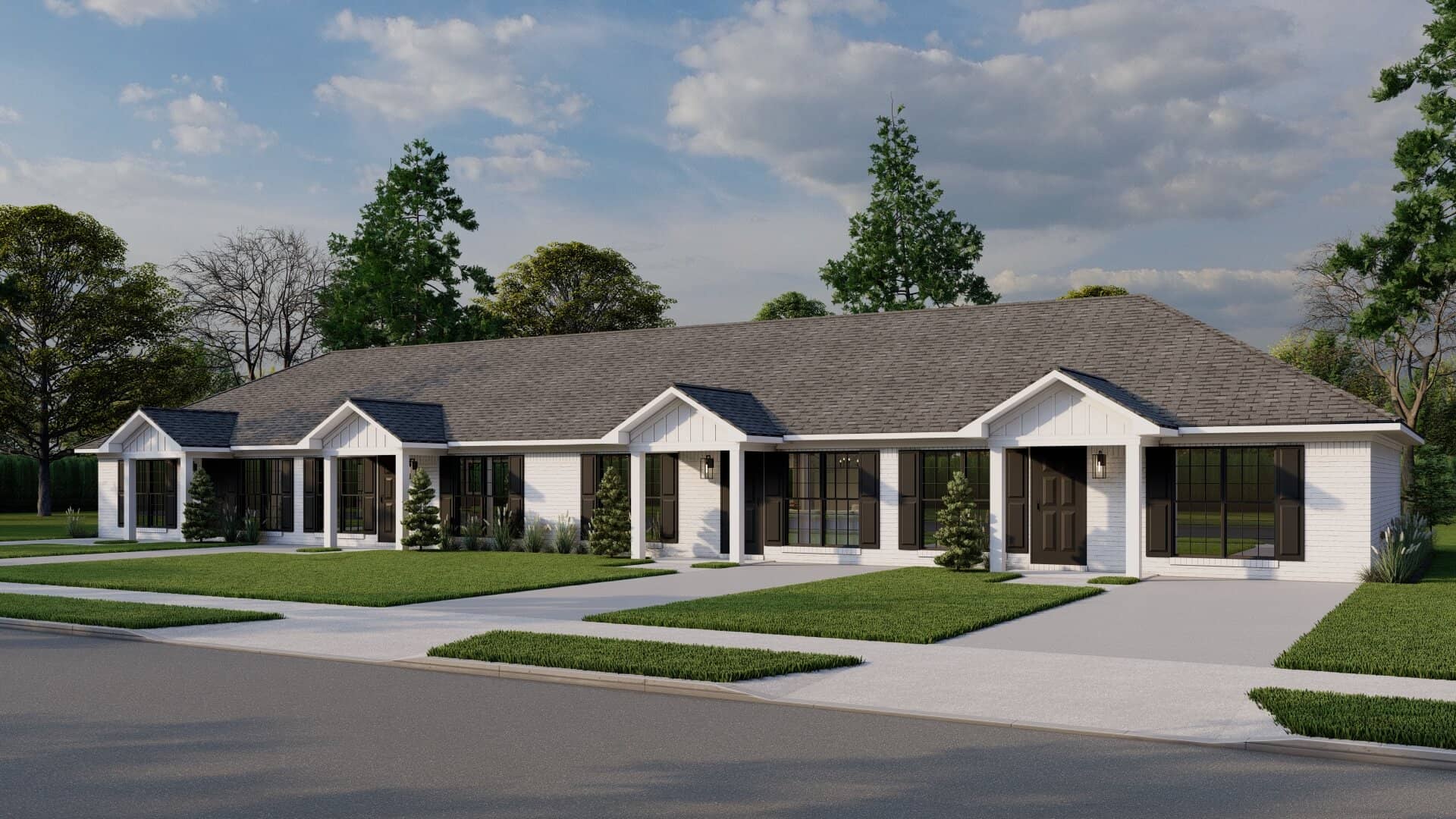 Right Side View of this 8-Bedroom,2940 Sq Ft Plan -193-1366