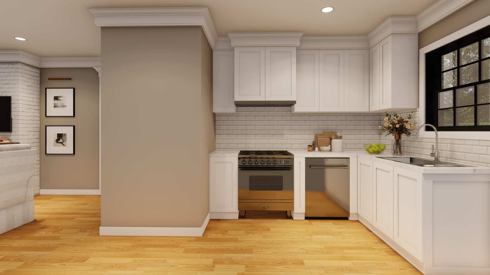 Kitchen of this 8-Bedroom,2940 Sq Ft Plan -193-1366