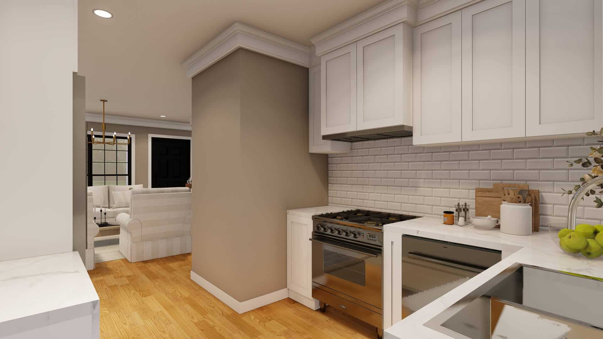 Kitchen of this 8-Bedroom,2940 Sq Ft Plan -193-1366