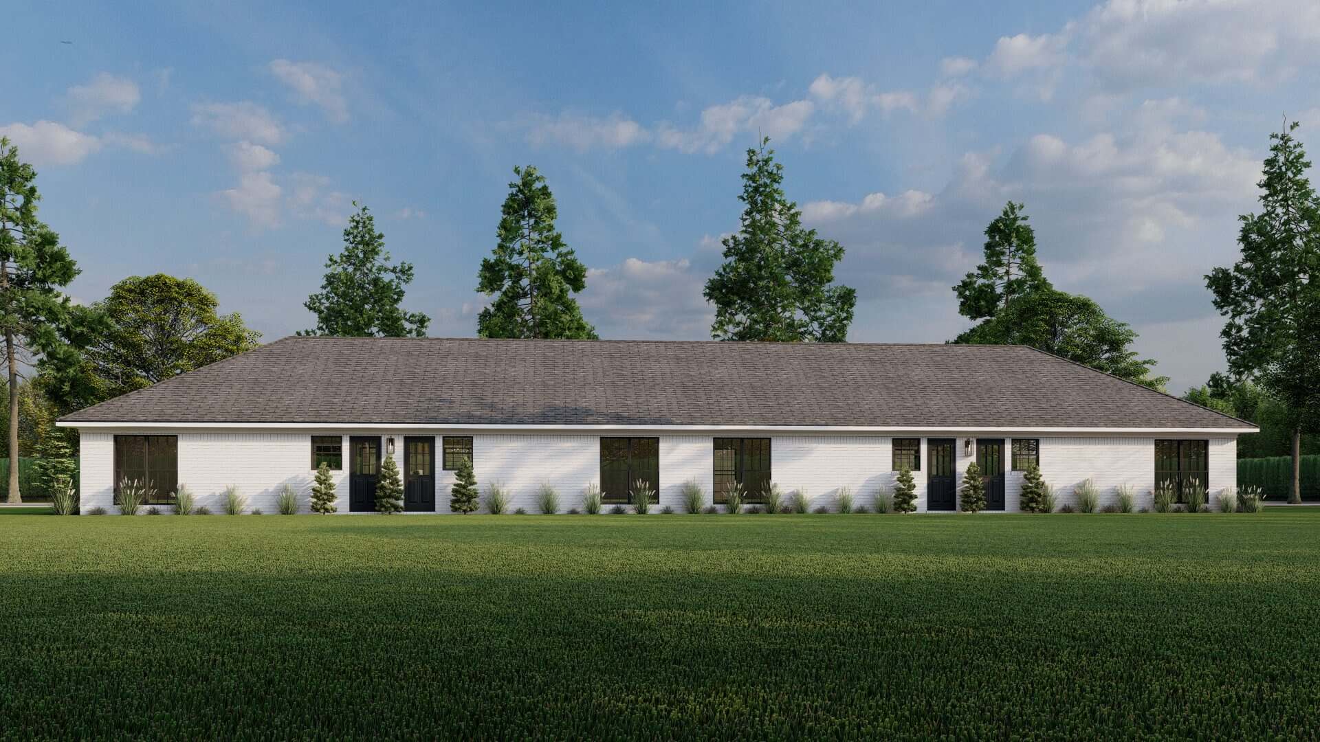 Rear View of this 8-Bedroom,2940 Sq Ft Plan -193-1366