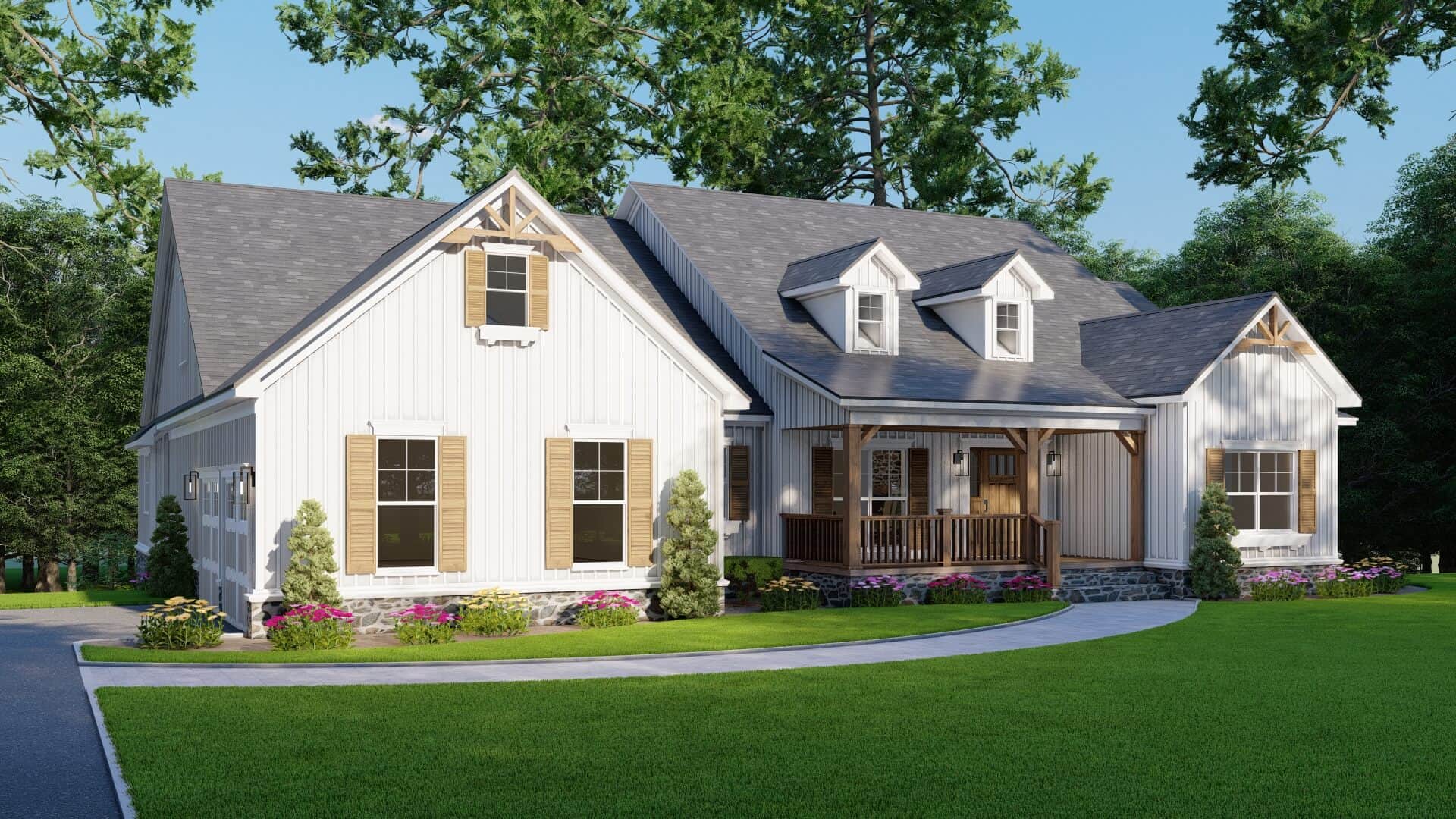 Left Side View of this 4-Bedroom,3369 Sq Ft Plan -193-1367