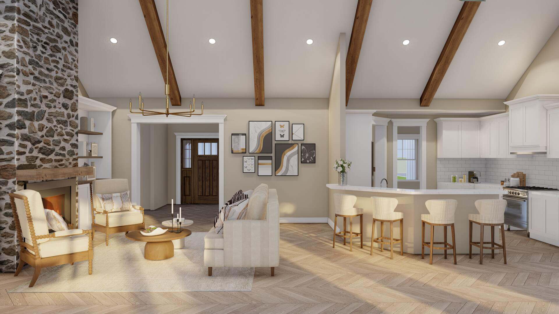 Great Room of this 4-Bedroom,3369 Sq Ft Plan -193-1367
