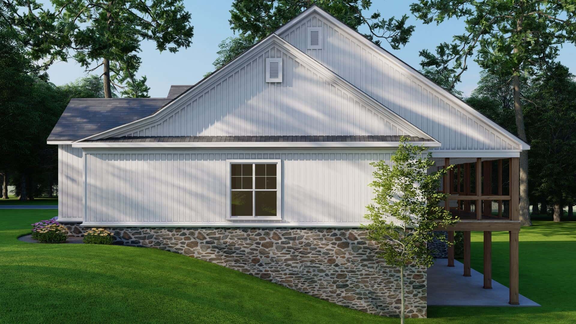 Right Side View of this 4-Bedroom,3369 Sq Ft Plan -193-1367