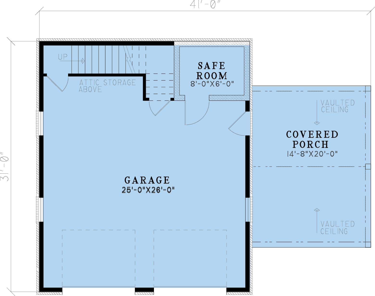 Garage of Garage Plan #193-1369