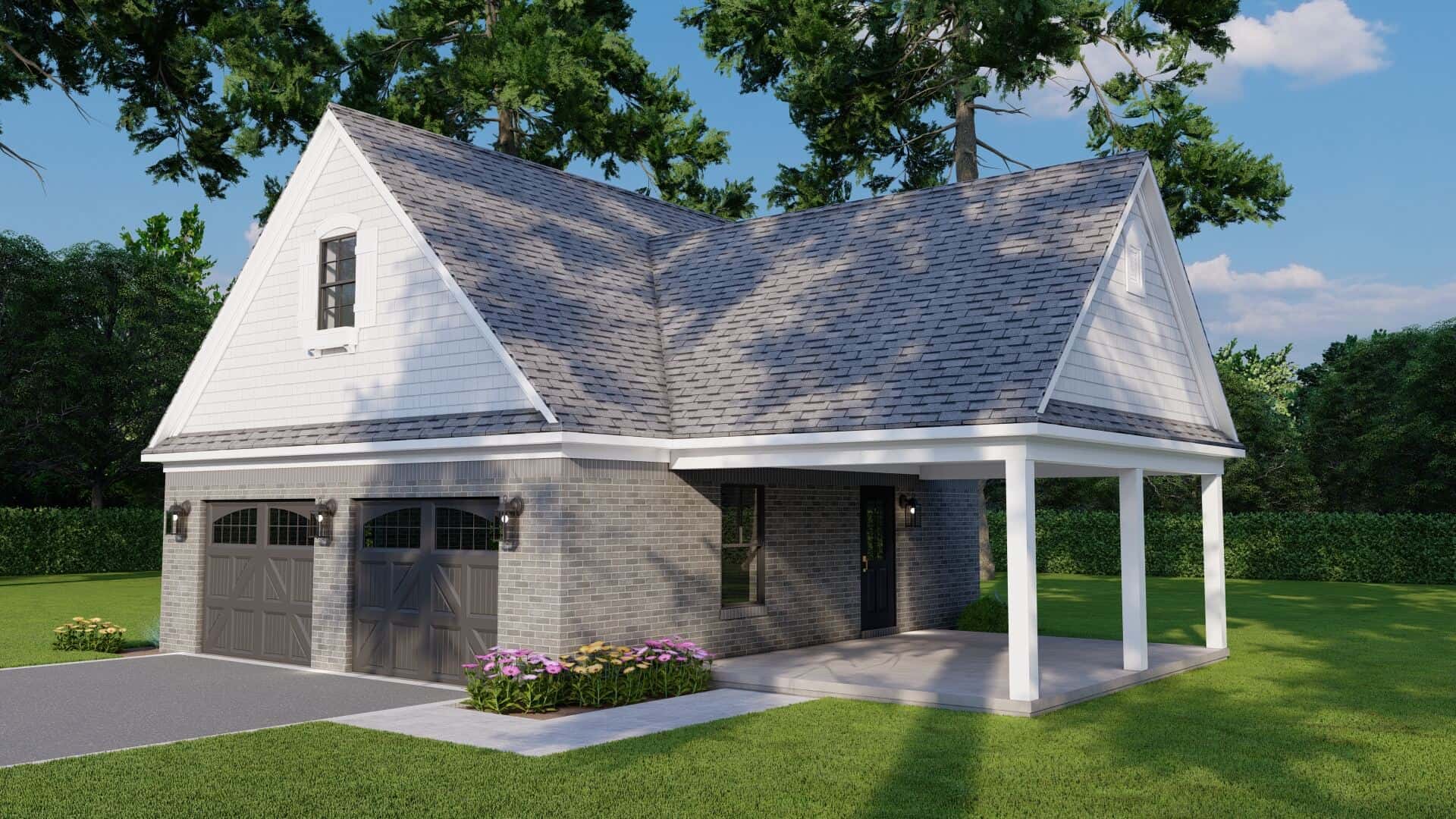 Right Side View of this 0-Bedroom,1 Sq Ft Plan -193-1369