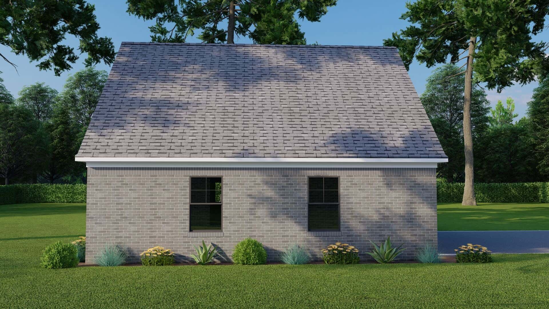 Left Side View of this 0-Bedroom,1 Sq Ft Plan -193-1369