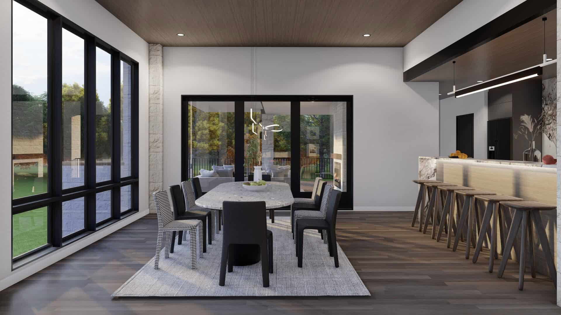 Dining Room of this 4-Bedroom,4367 Sq Ft Plan -193-1370