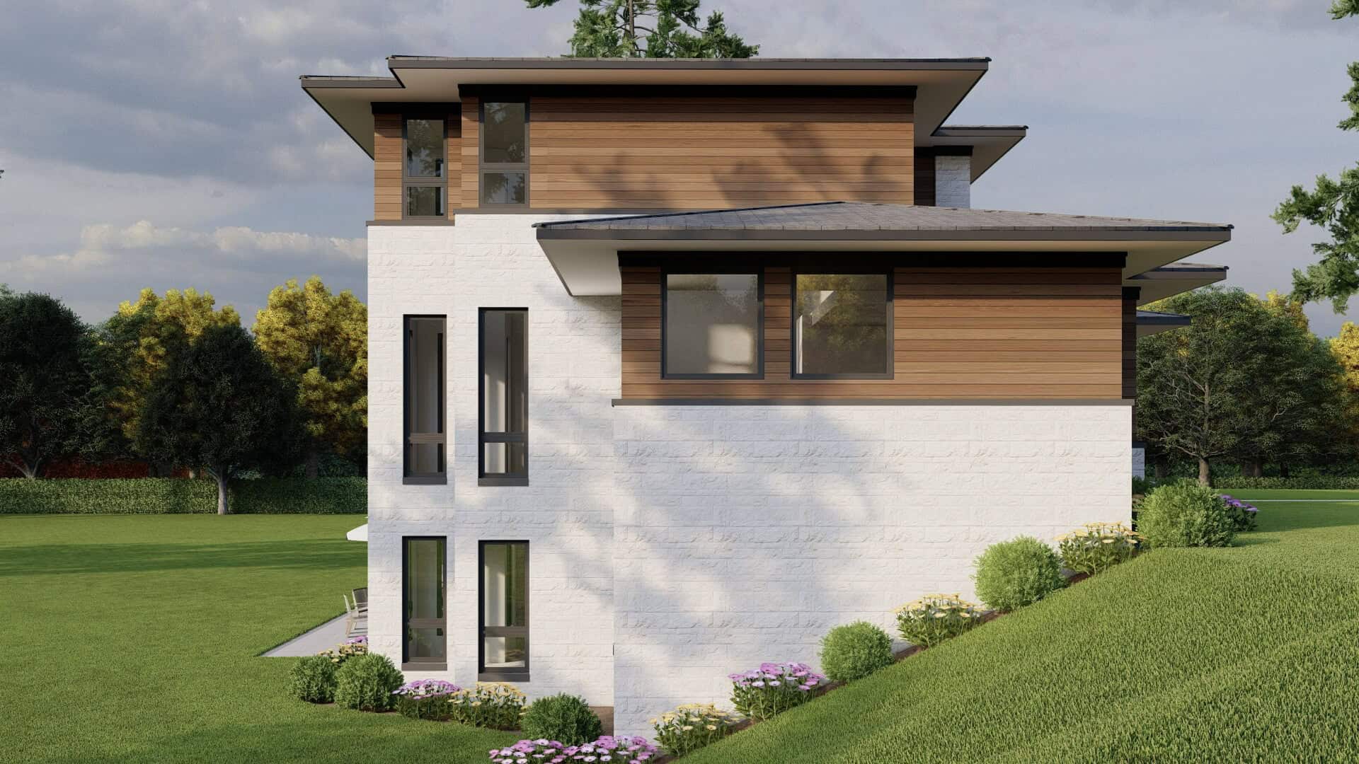 Left Side View of this 4-Bedroom,4367 Sq Ft Plan -193-1370