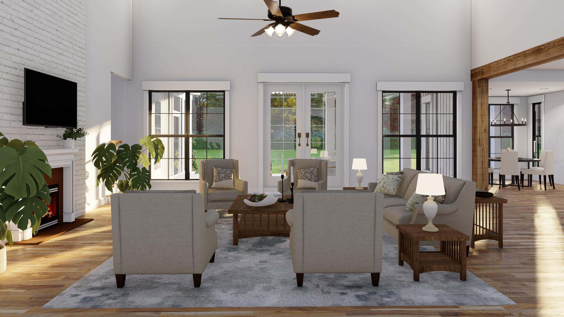 Great Room of this 5-Bedroom,7618 Sq Ft Plan -193-1371
