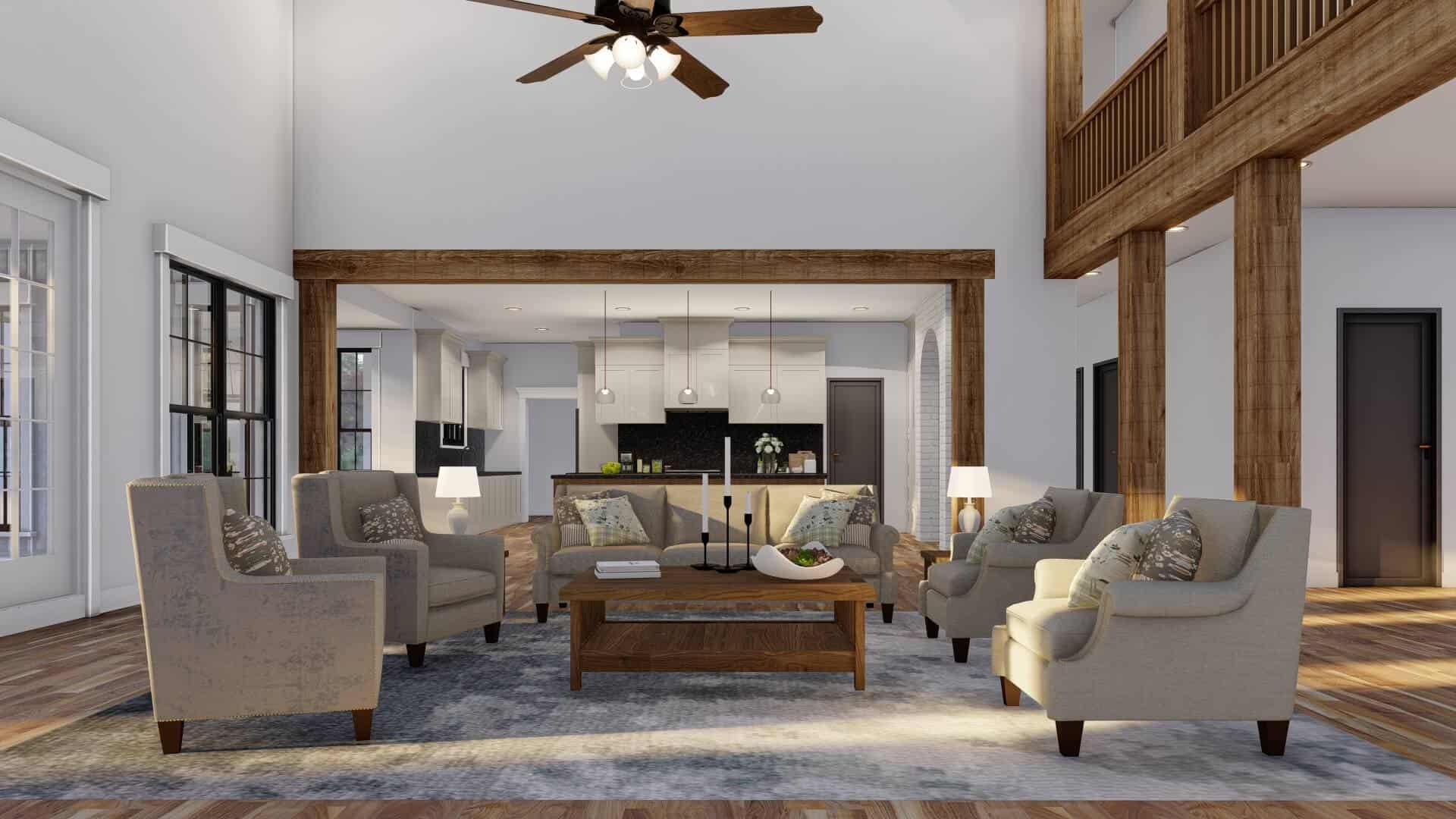 Great Room of this 5-Bedroom,7618 Sq Ft Plan -193-1371