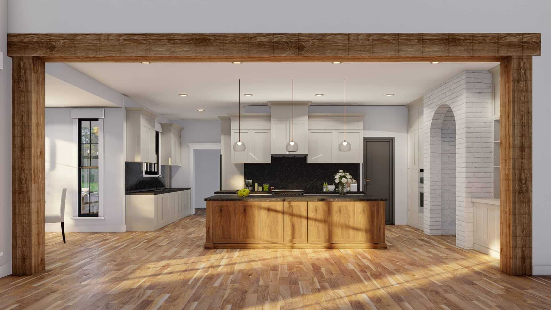 Kitchen: Kitchen Island of this 5-Bedroom,7618 Sq Ft Plan -193-1371