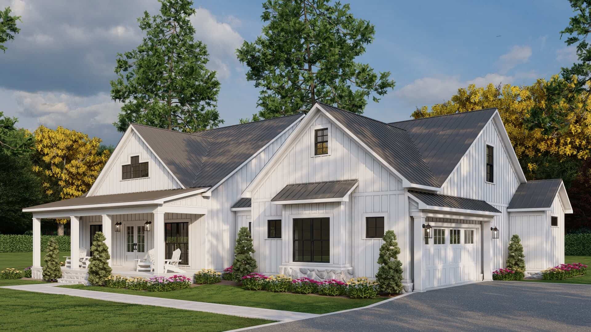 Right Side View of this 4-Bedroom,2270 Sq Ft Plan -193-1372