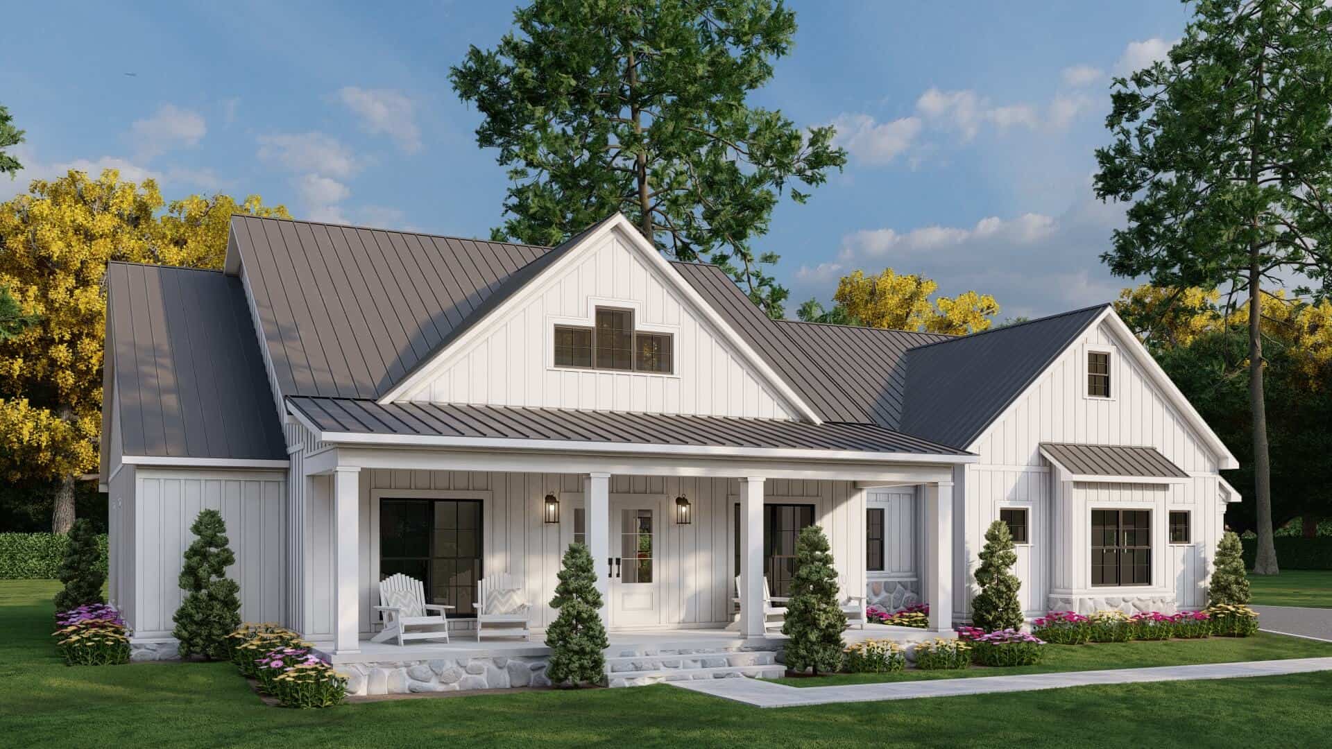 Left Side View of this 4-Bedroom,2270 Sq Ft Plan -193-1372