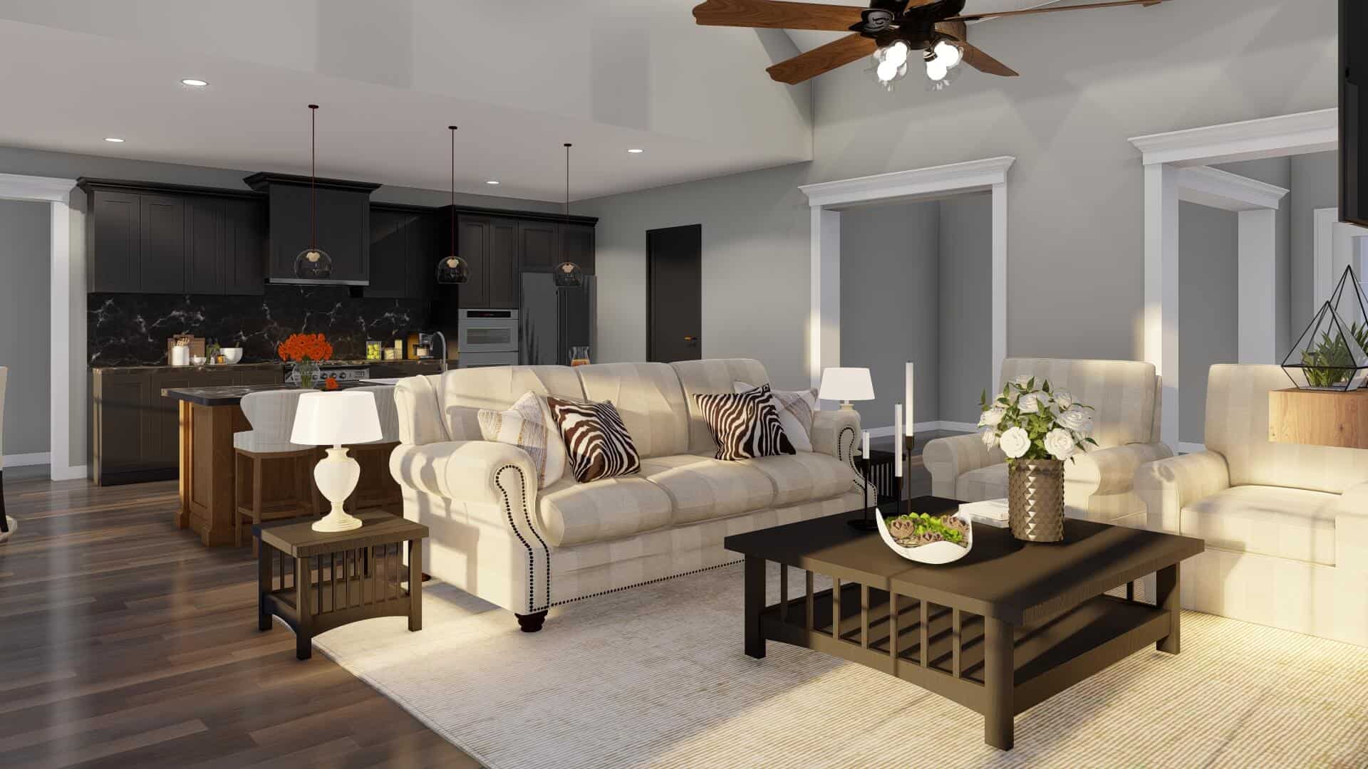 Great Room of this 4-Bedroom,2270 Sq Ft Plan -193-1372