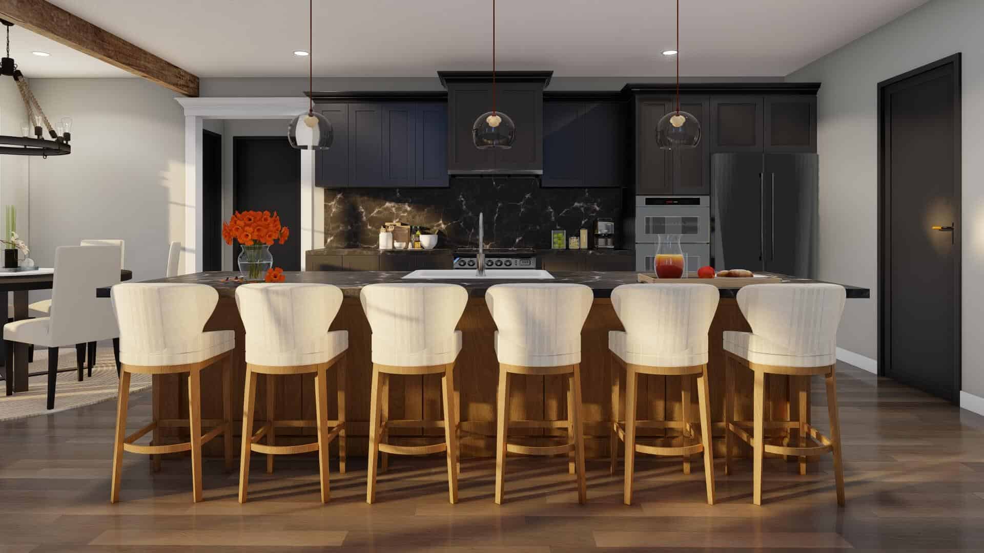 Kitchen: Kitchen Island of this 4-Bedroom,2270 Sq Ft Plan -193-1372