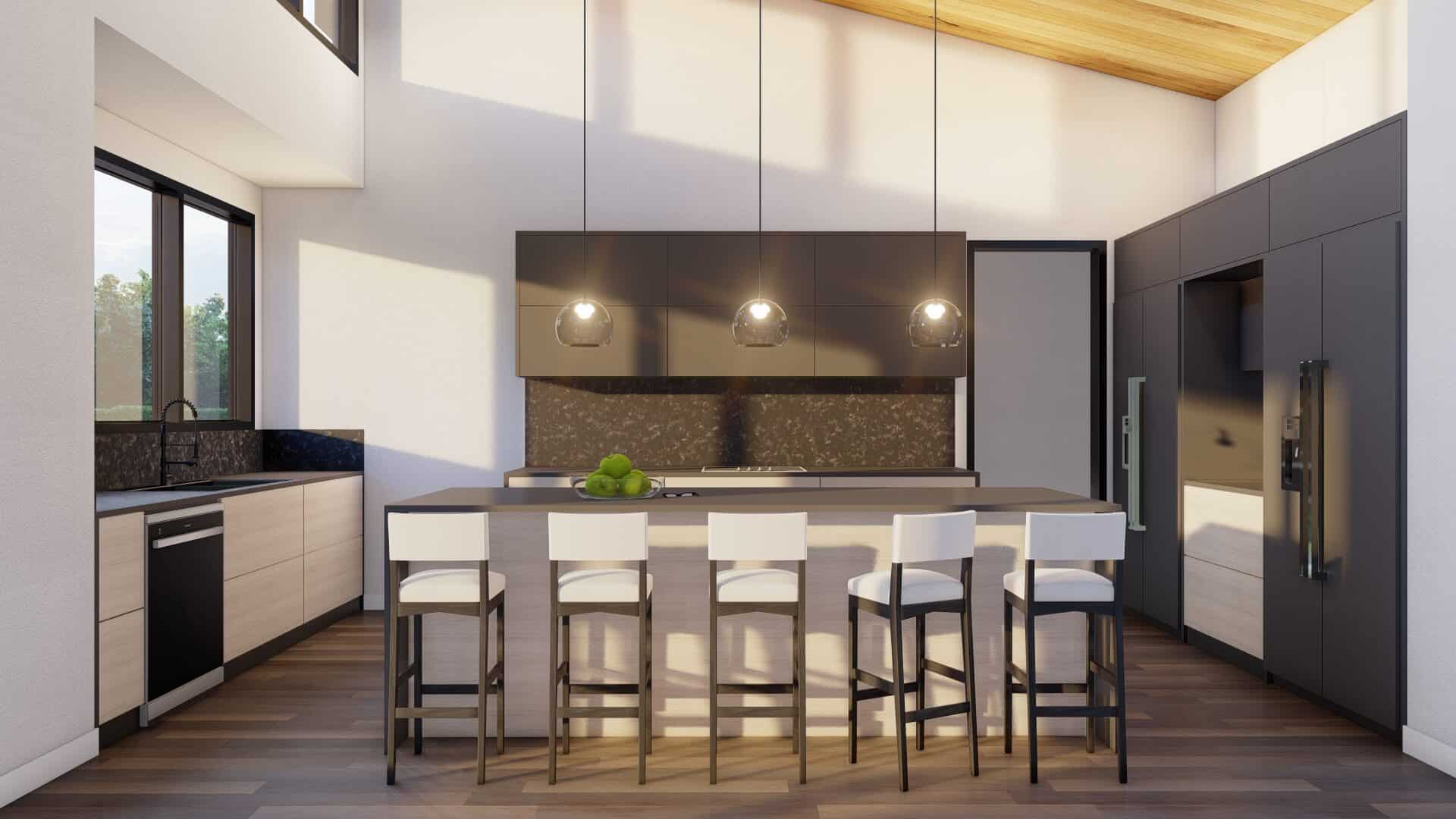 Kitchen: Kitchen Island of this 3-Bedroom,2849 Sq Ft Plan -193-1373