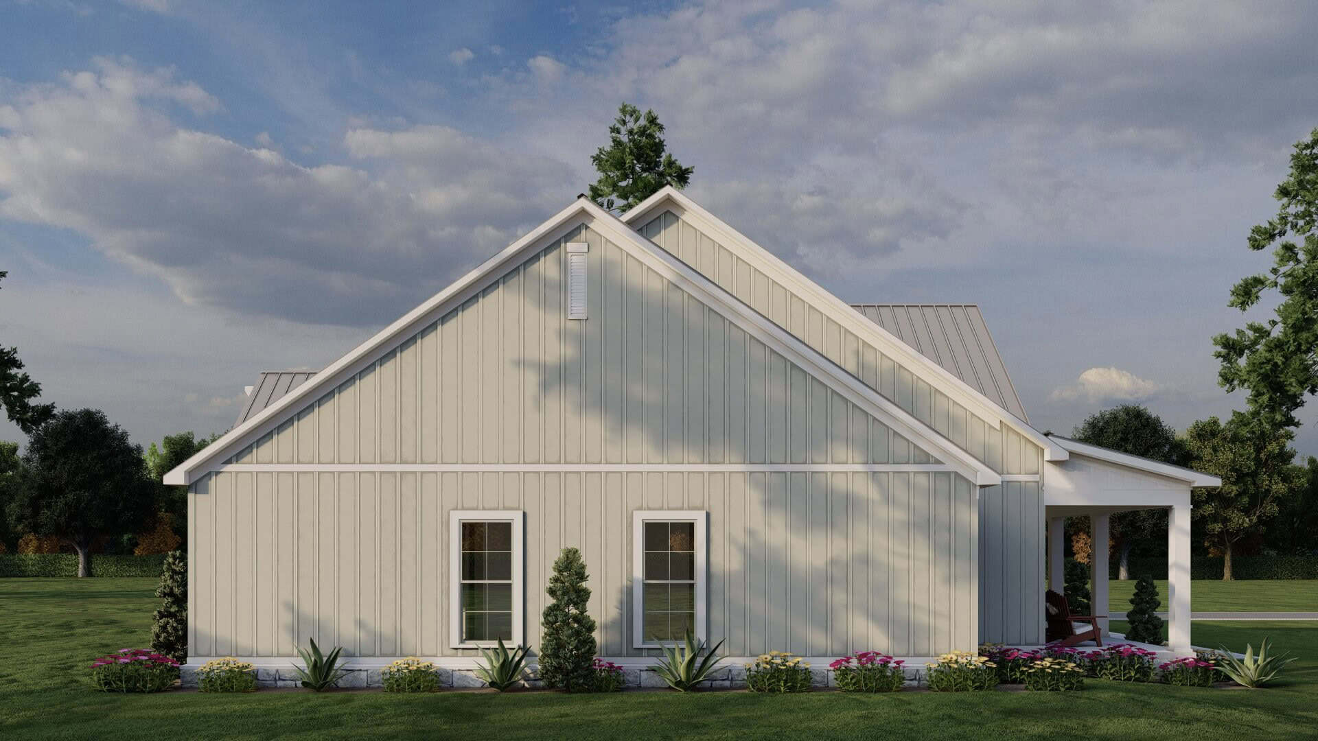 Left Side View of this 4-Bedroom,2305 Sq Ft Plan -193-1375