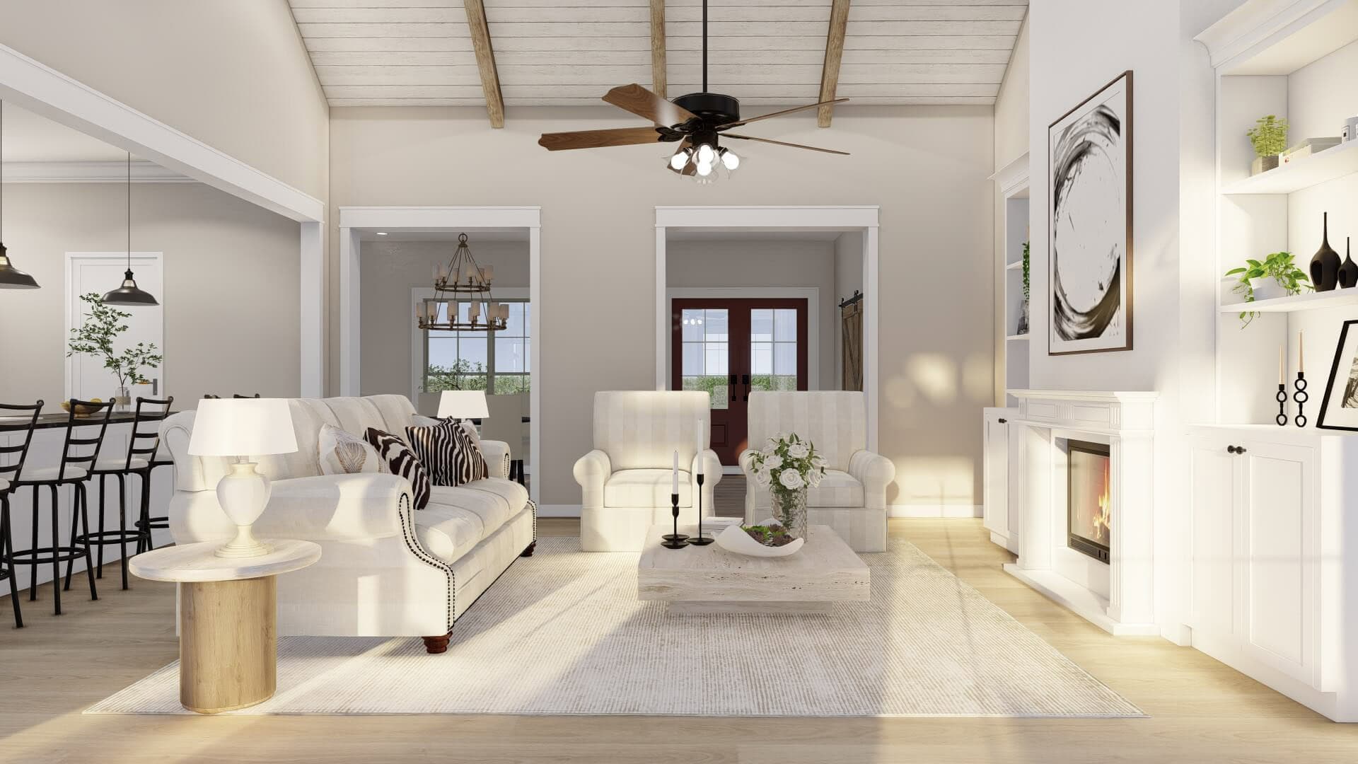 Great Room of this 4-Bedroom,2305 Sq Ft Plan -193-1375