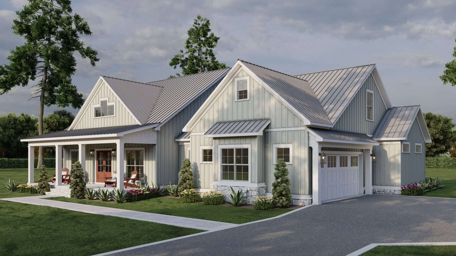 Right Side View of this 4-Bedroom,2305 Sq Ft Plan -193-1375