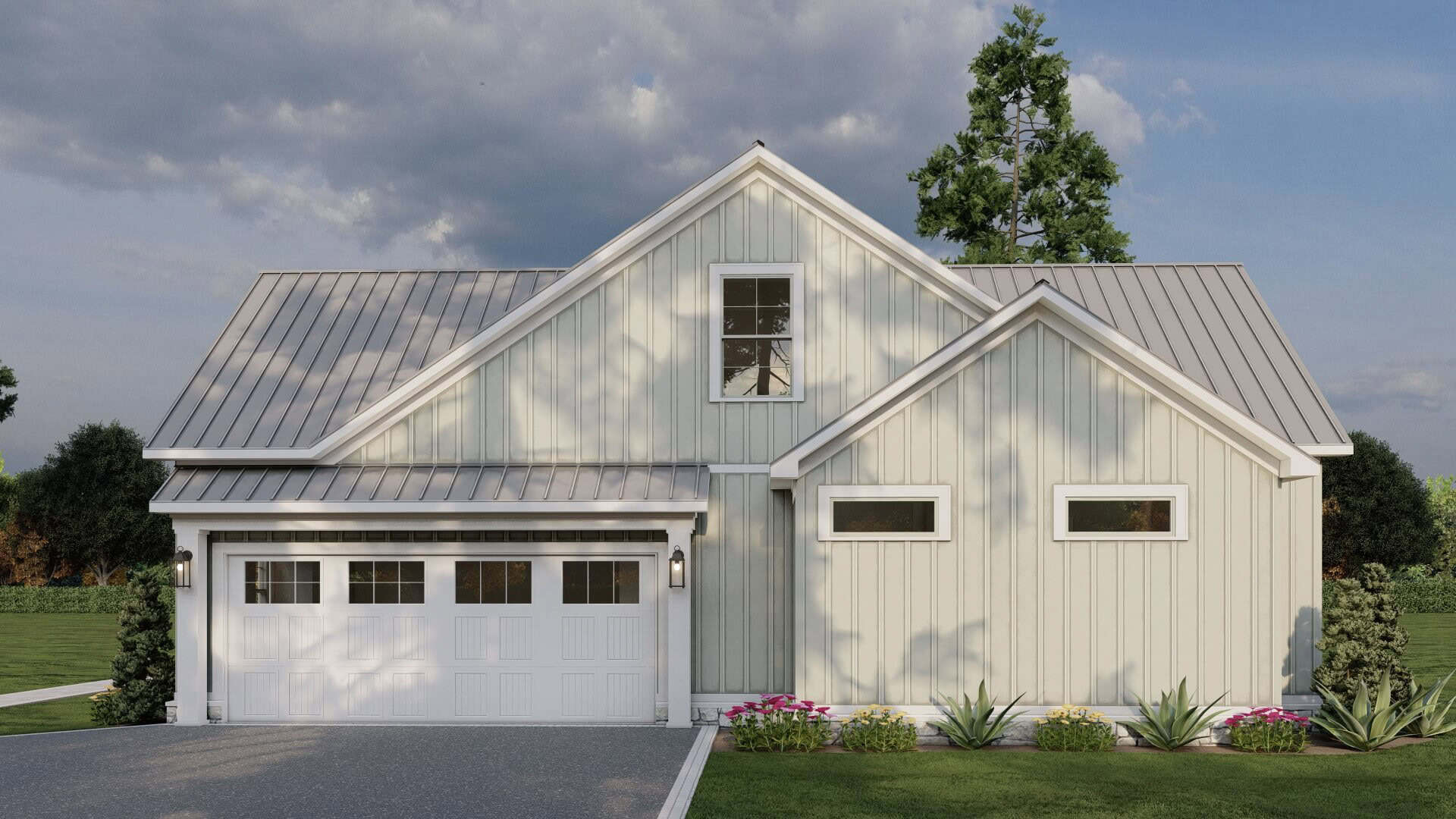 Right Side View of this 4-Bedroom,2305 Sq Ft Plan -193-1375