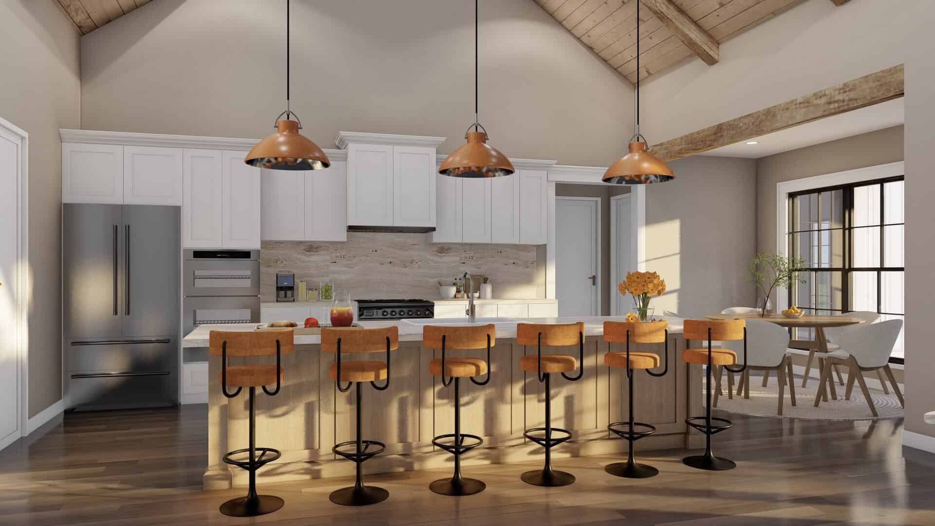 Kitchen: Kitchen Island of this 3-Bedroom,2153 Sq Ft Plan -193-1376