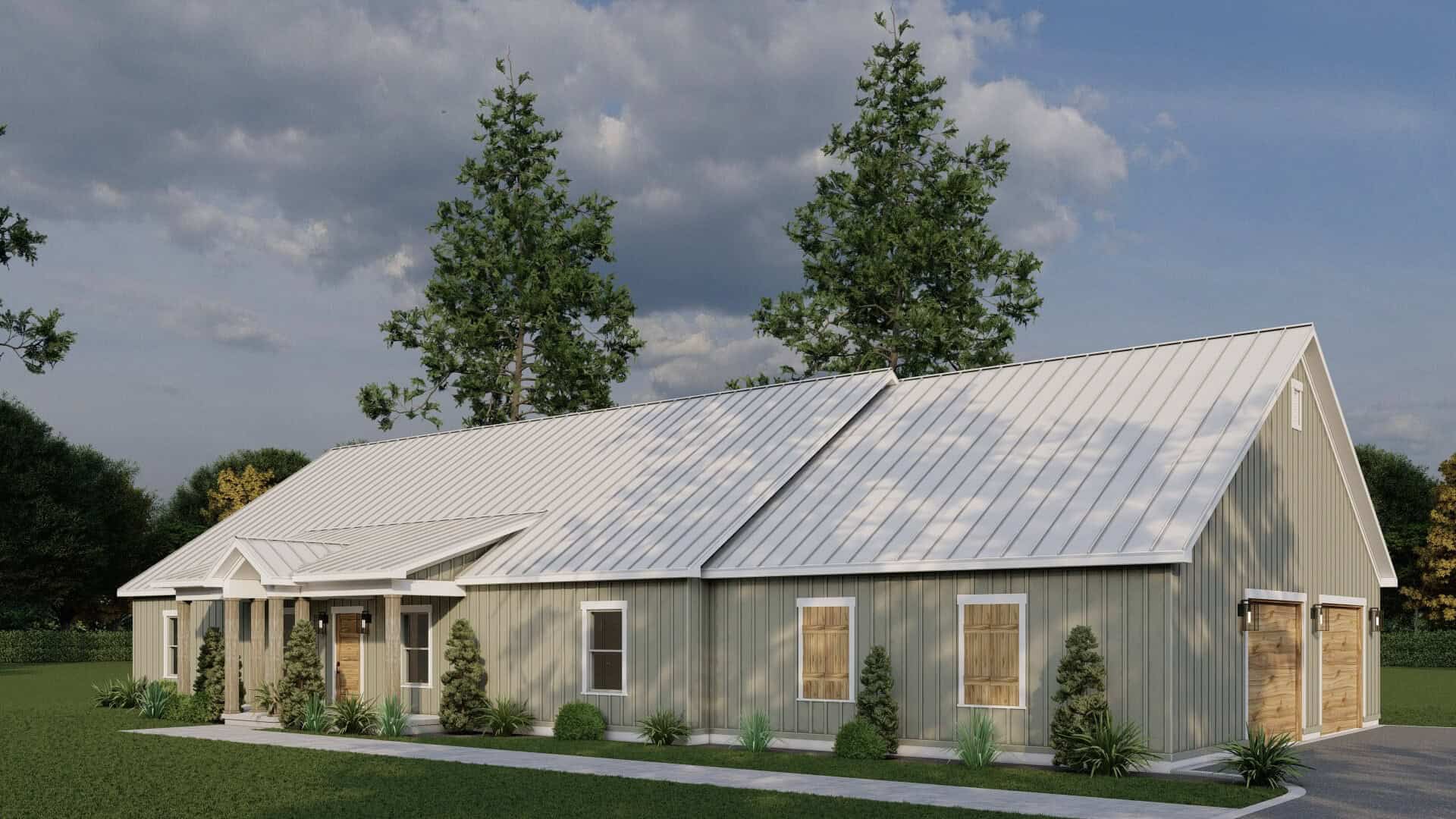 Right Side View of this 3-Bedroom,2606 Sq Ft Plan -193-1377