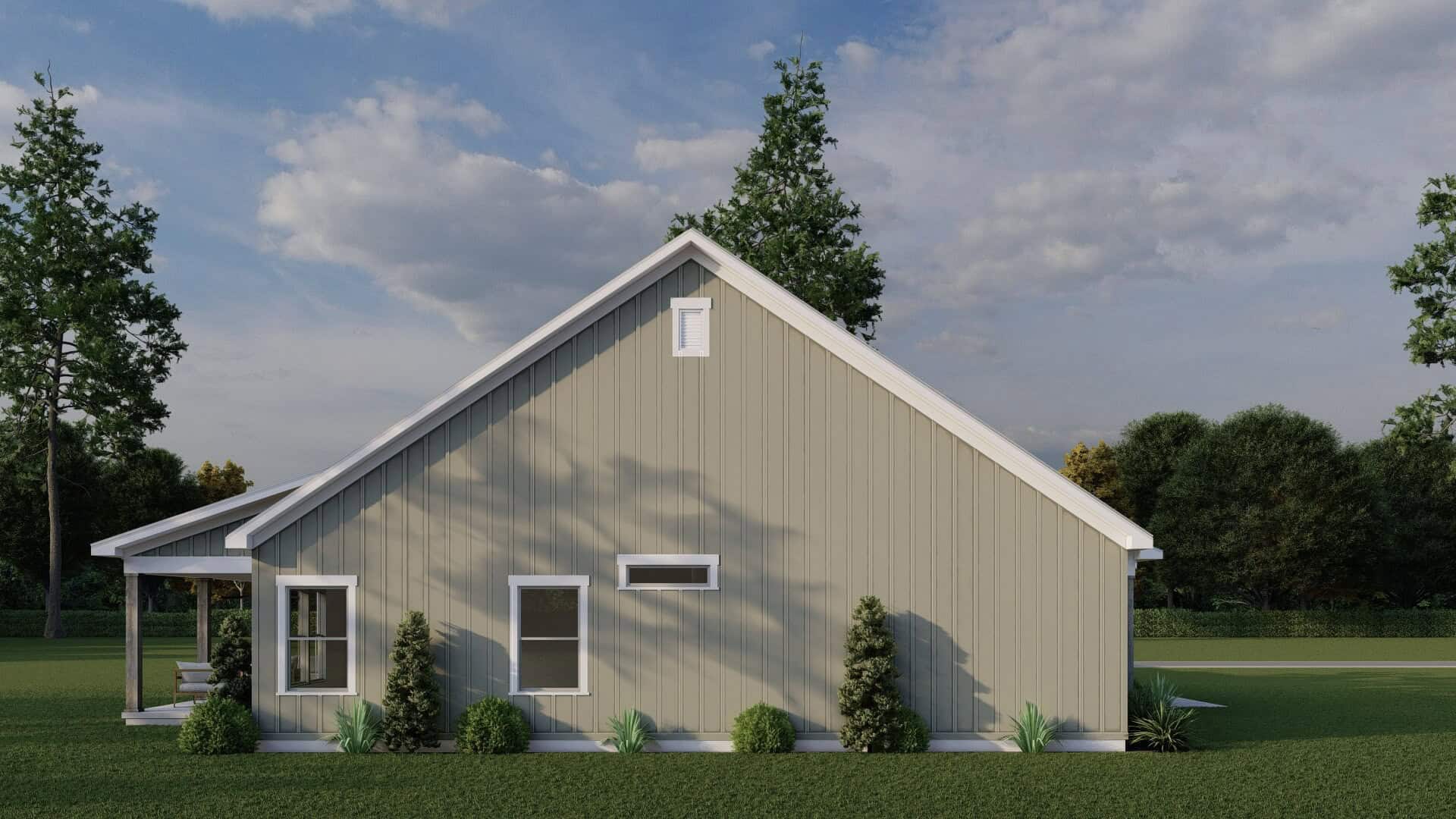 Left Side View of this 3-Bedroom,2606 Sq Ft Plan -193-1377