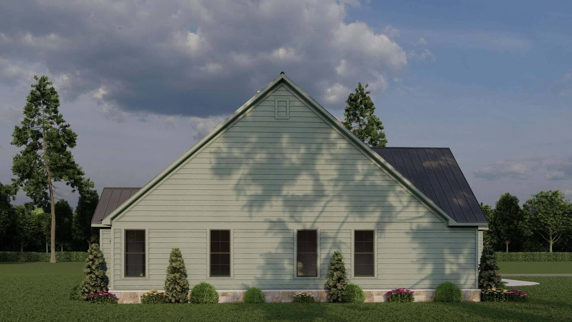 Left Side View of this 5-Bedroom,3049 Sq Ft Plan -193-1379