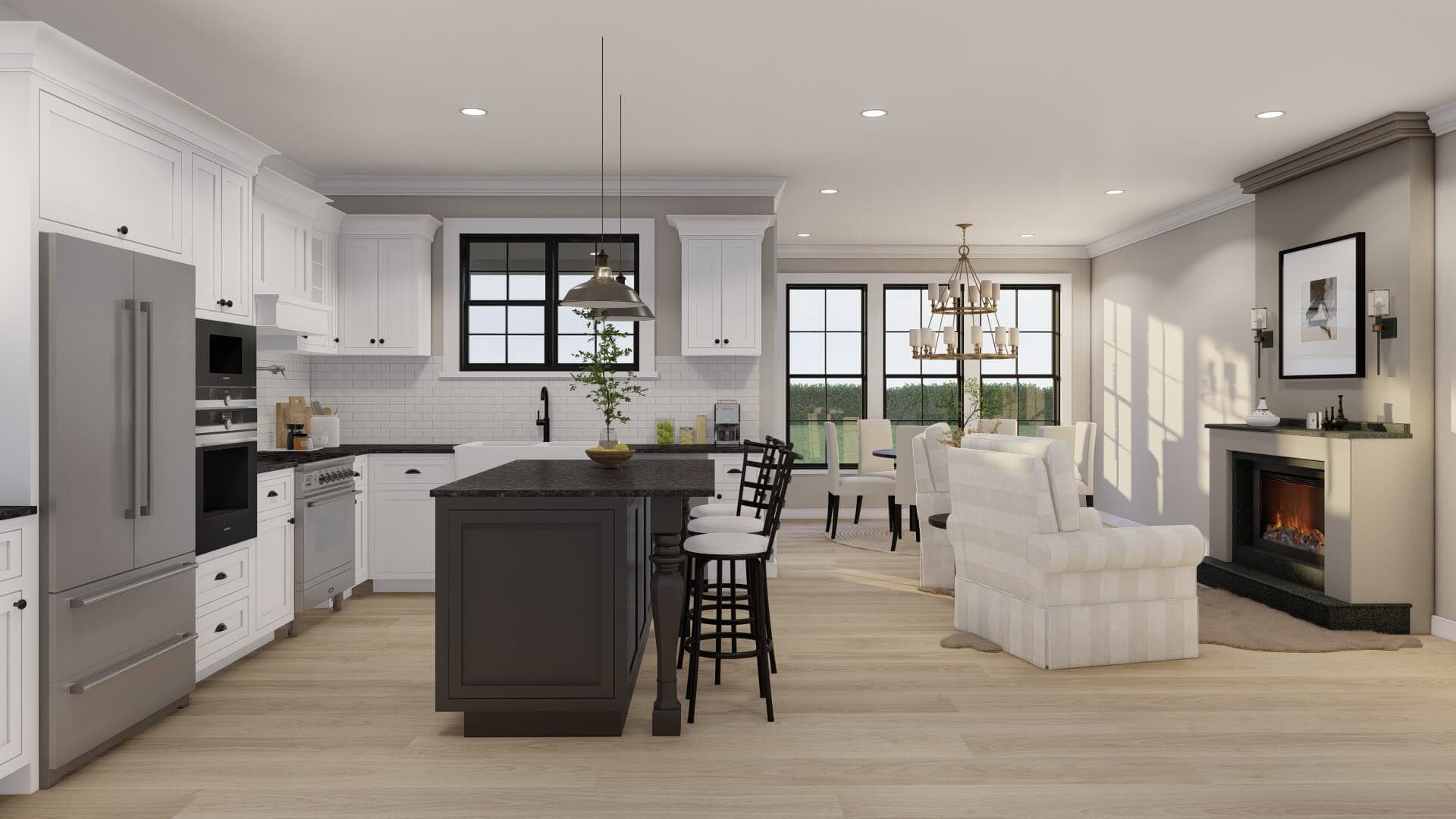 Kitchen of this 5-Bedroom,3049 Sq Ft Plan -193-1379