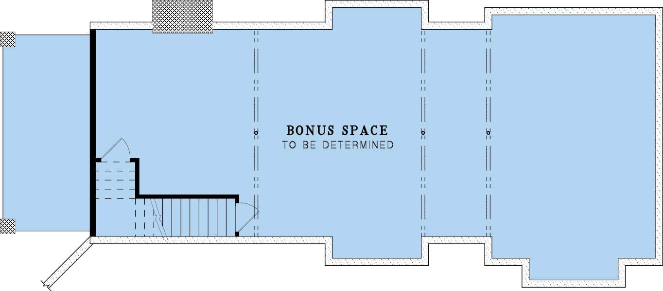Basement of Rustic Plan #193-1380