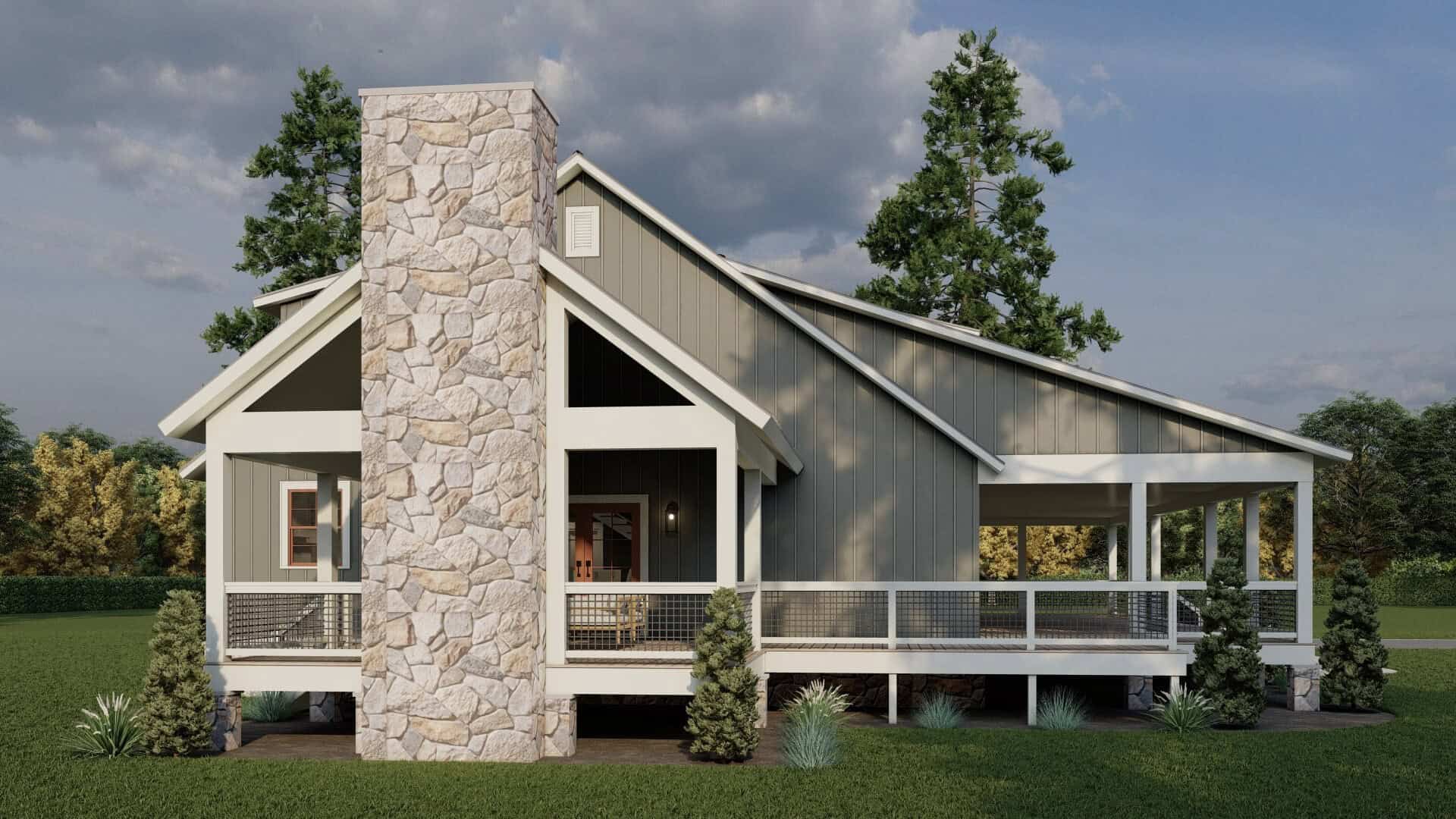 Left Side View of this 3-Bedroom,2830 Sq Ft Plan -193-1381