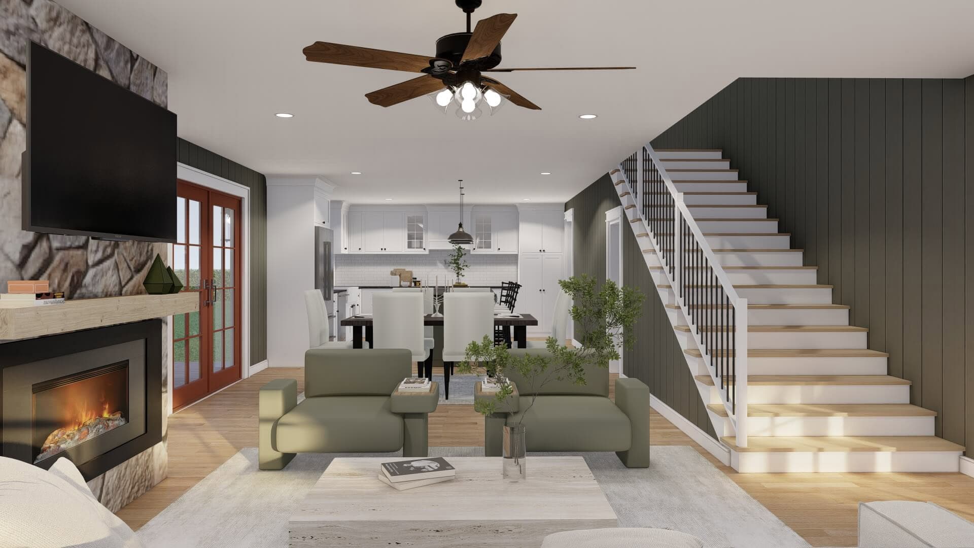 Great Room of this 3-Bedroom,2830 Sq Ft Plan -193-1381