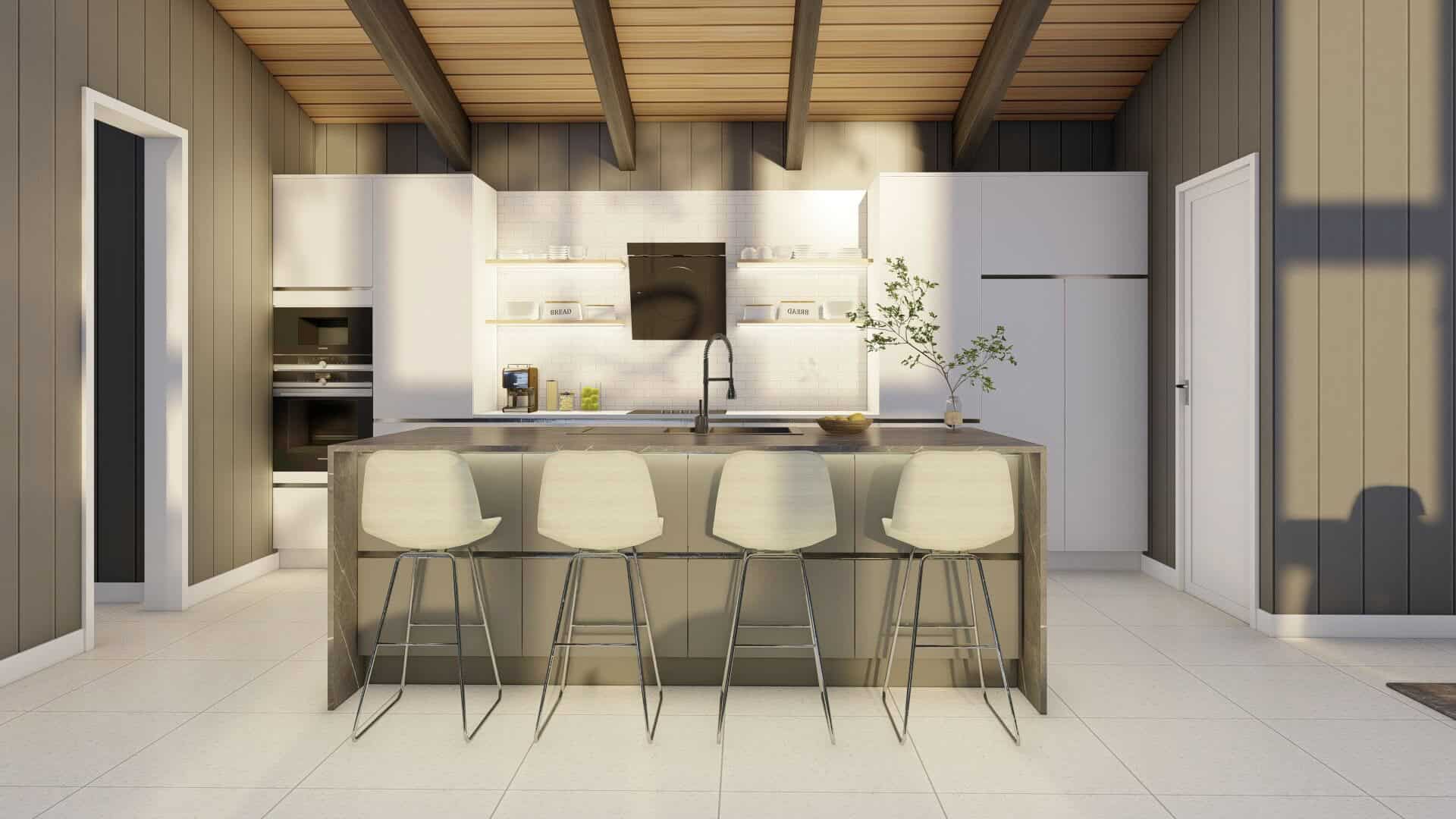 Kitchen: Kitchen Island of this 2-Bedroom,1754 Sq Ft Plan -193-1382