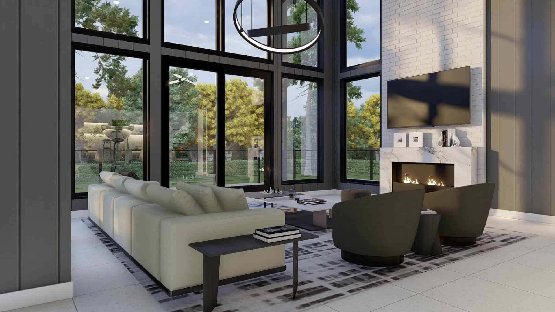 Great Room of this 2-Bedroom,1754 Sq Ft Plan -193-1382