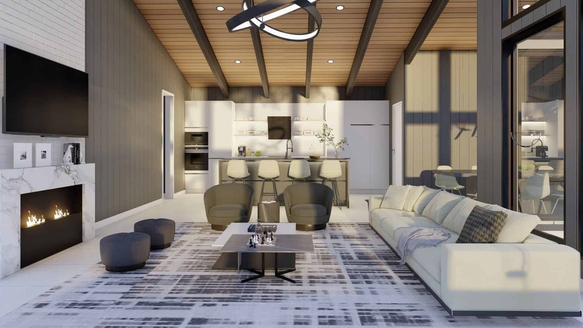 Great Room of this 2-Bedroom,1754 Sq Ft Plan -193-1382