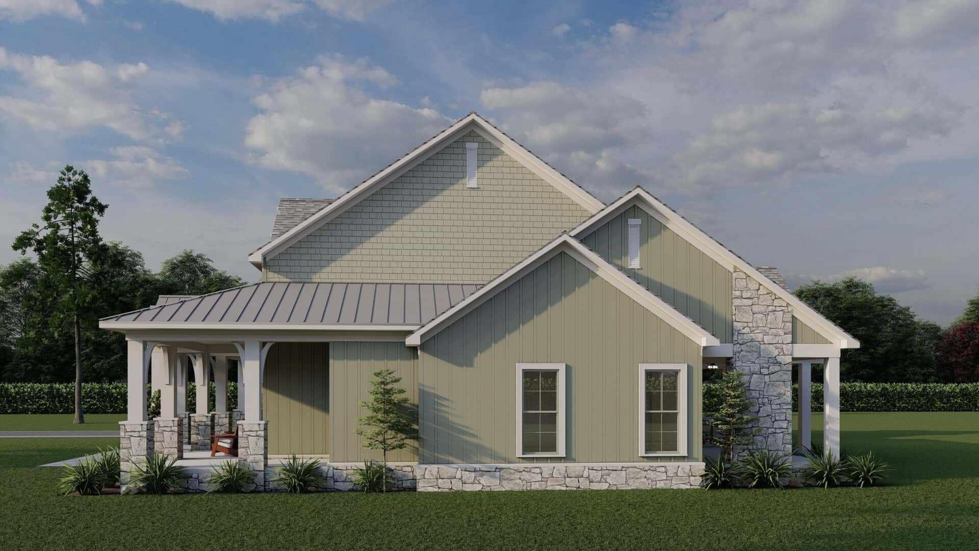 Right Side View of this 3-Bedroom,2248 Sq Ft Plan -193-1383