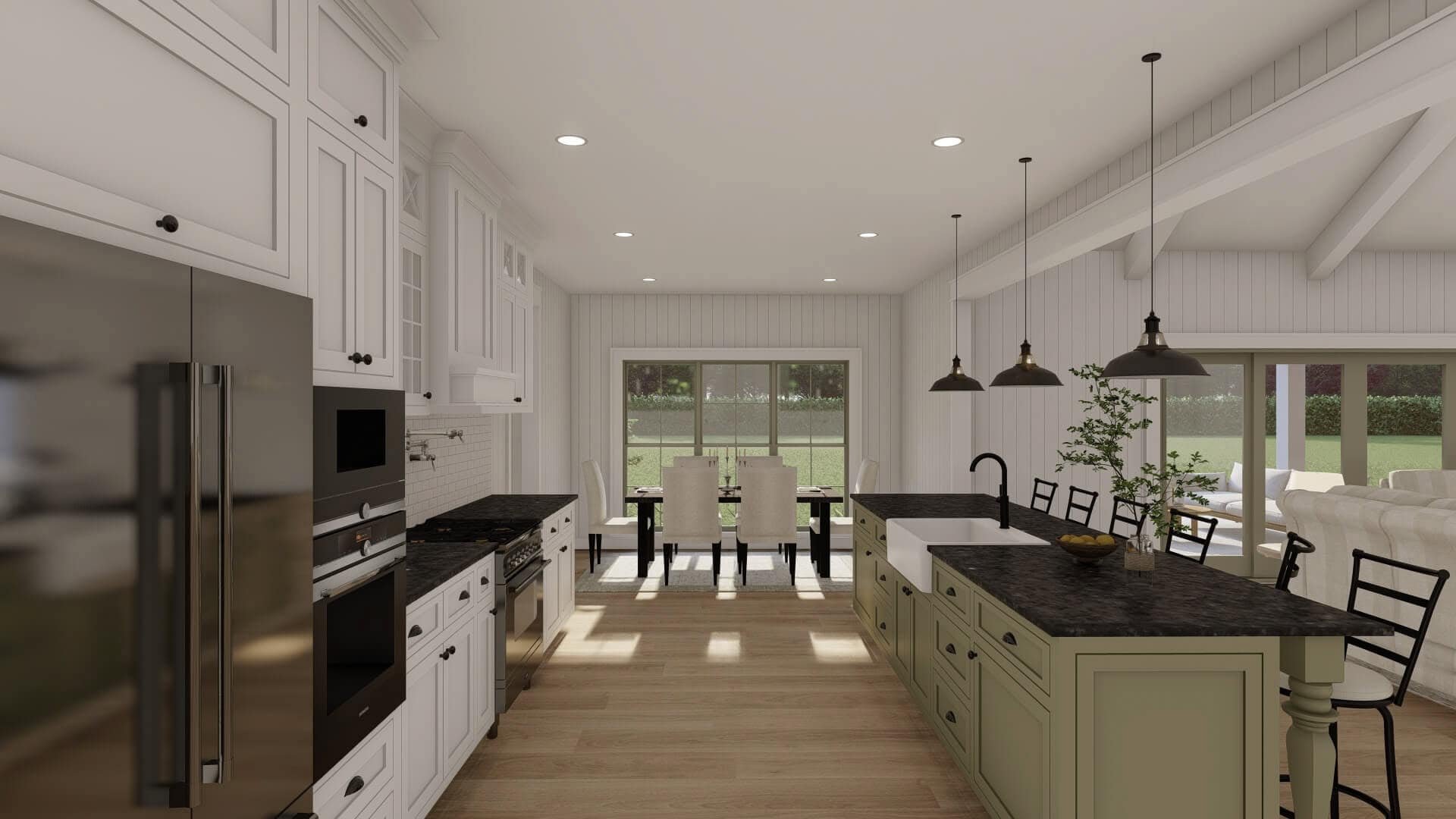 Kitchen of this 3-Bedroom,2248 Sq Ft Plan -193-1383
